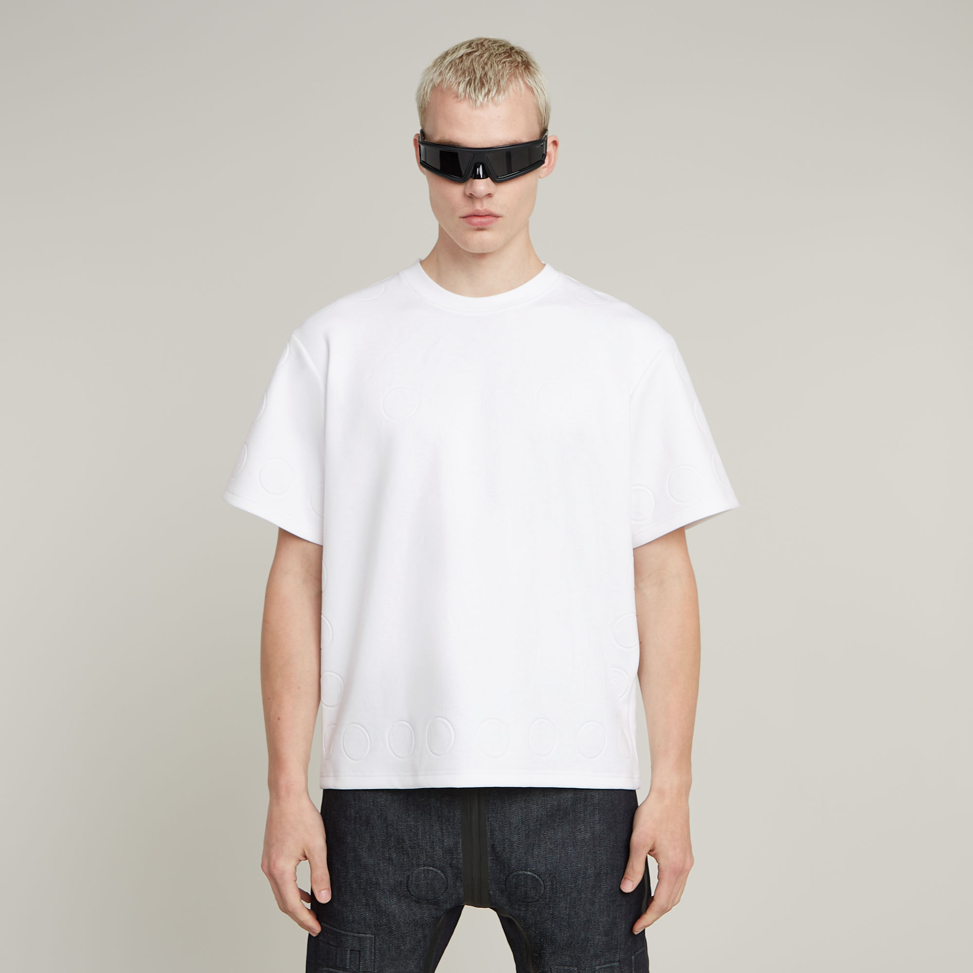 G-Star RAW WVB Unisex Boxy T-Shirt Wit Heren