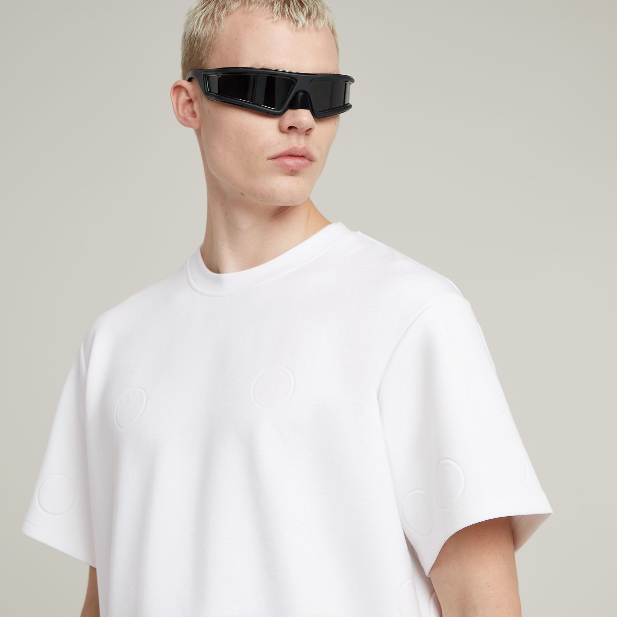 G-Star RAW WVB Unisex Boxy T-Shirt Wit Heren