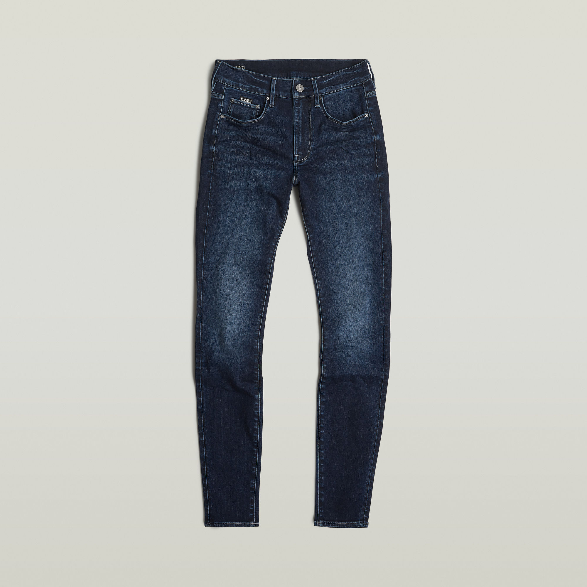 G-Star RAW 3301 Skinny Jeans Donkerblauw Dames