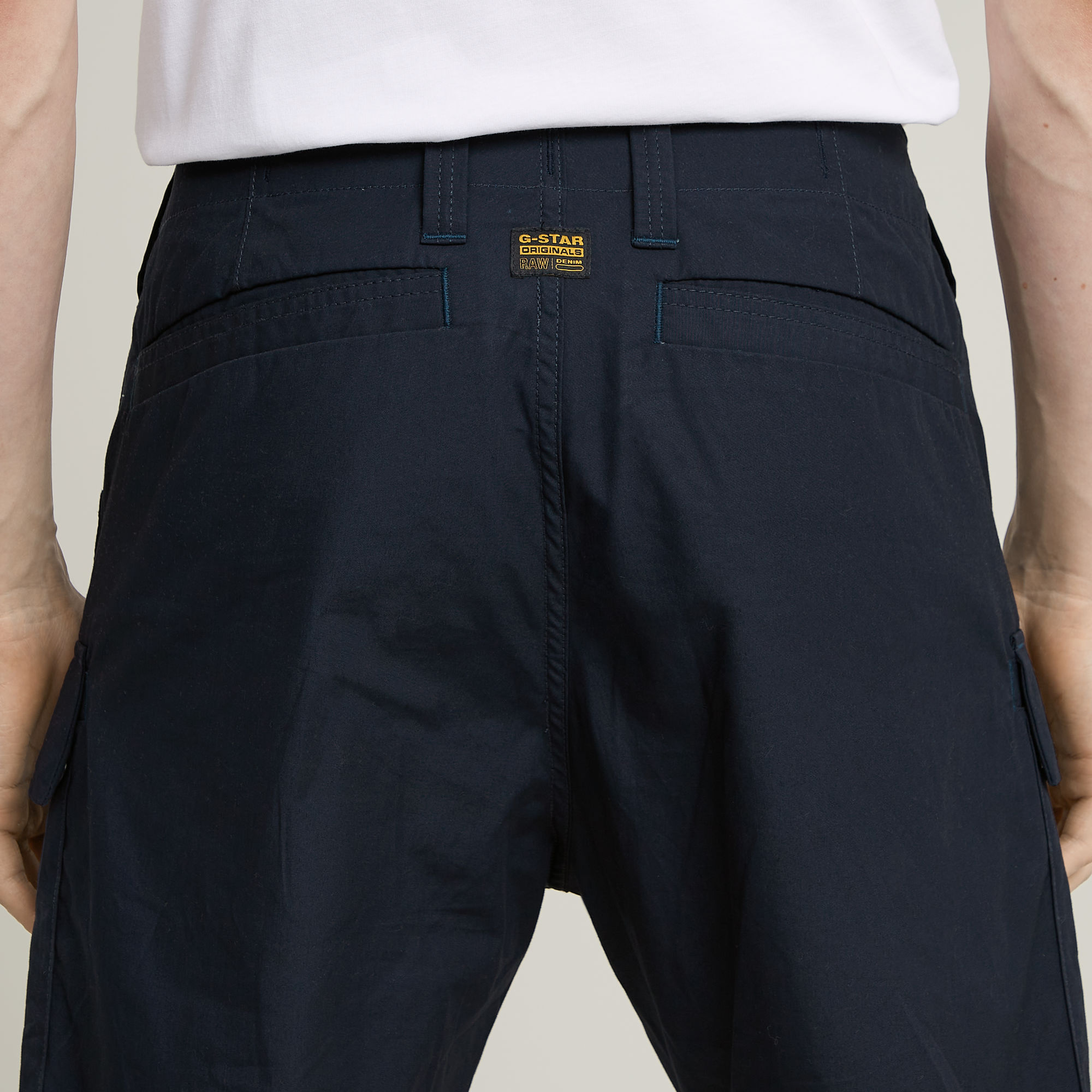 G-Star RAW 3D Regular Tapered Cargo Broek 3.0 Donkerblauw Heren