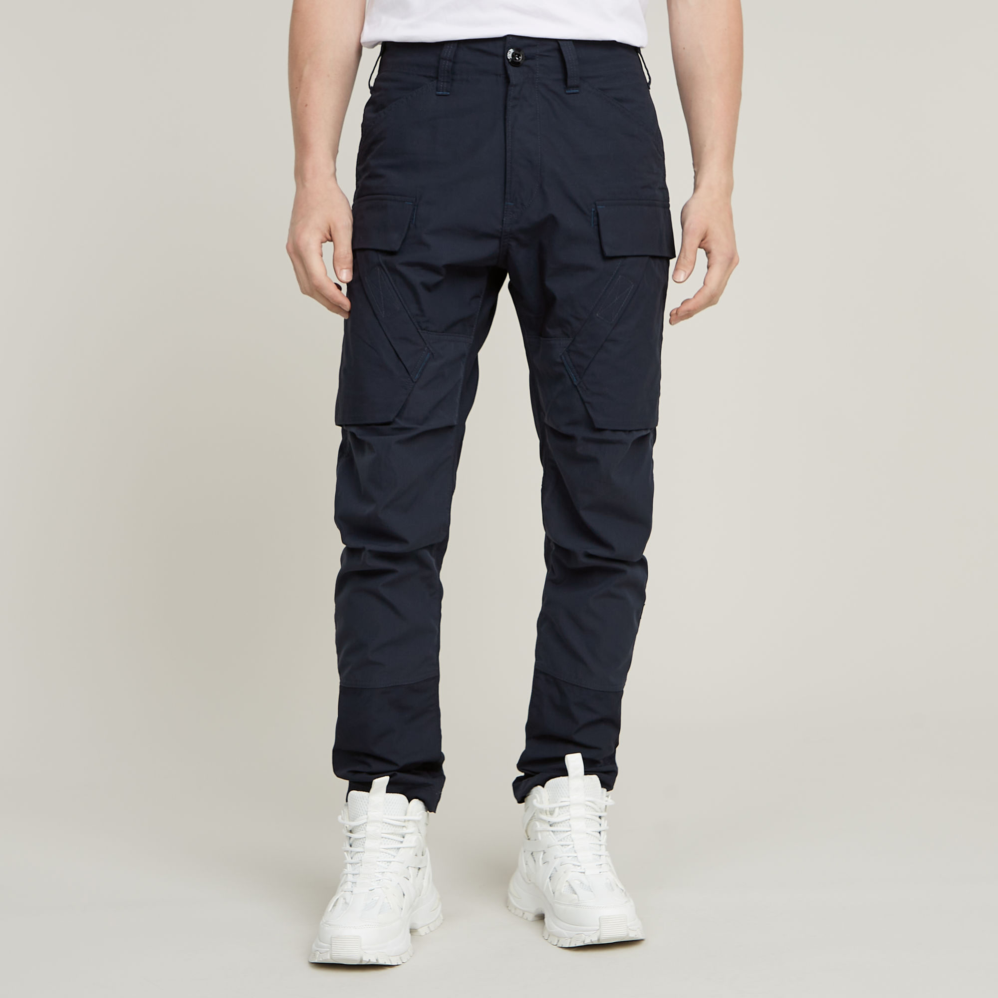 G-Star RAW 3D Regular Tapered Cargo Broek 3.0 Donkerblauw Heren