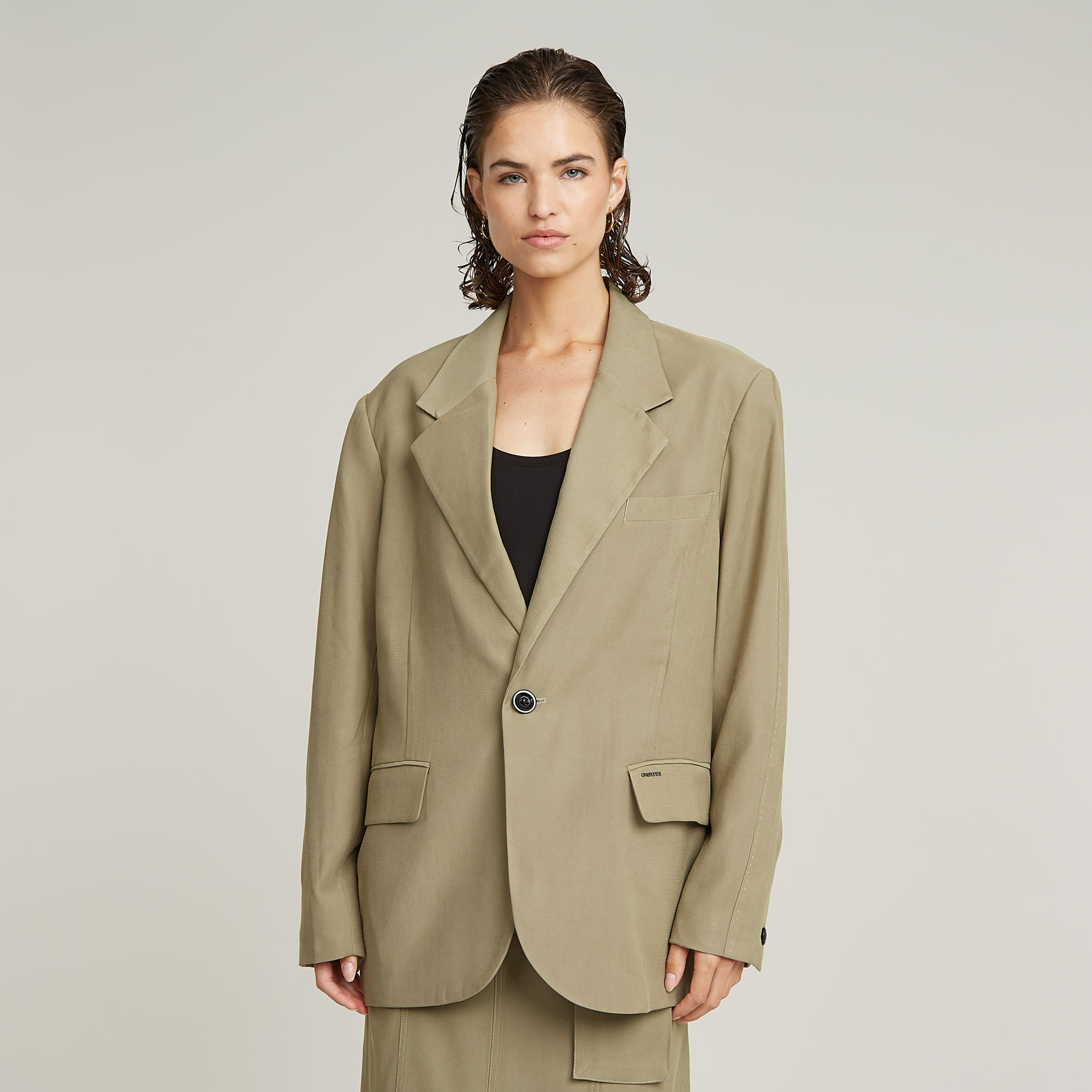 

Big Boyfriend Blazer - Green - Women