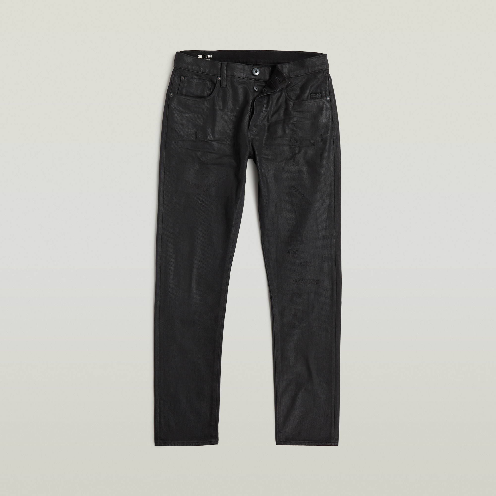 G-Star RAW 3301 Slim Jeans Zwart Heren