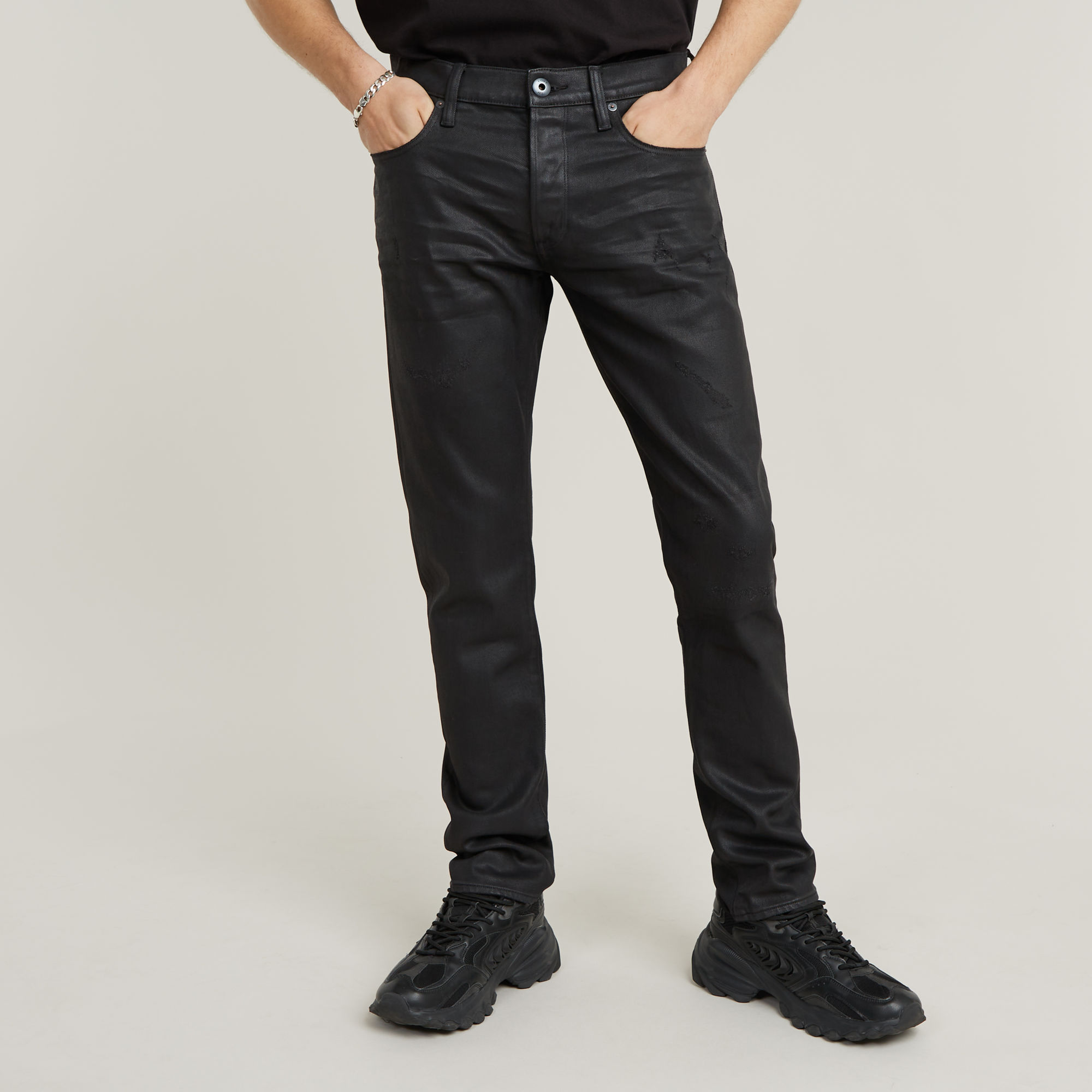 

3301 Slim Jeans - Black - Men