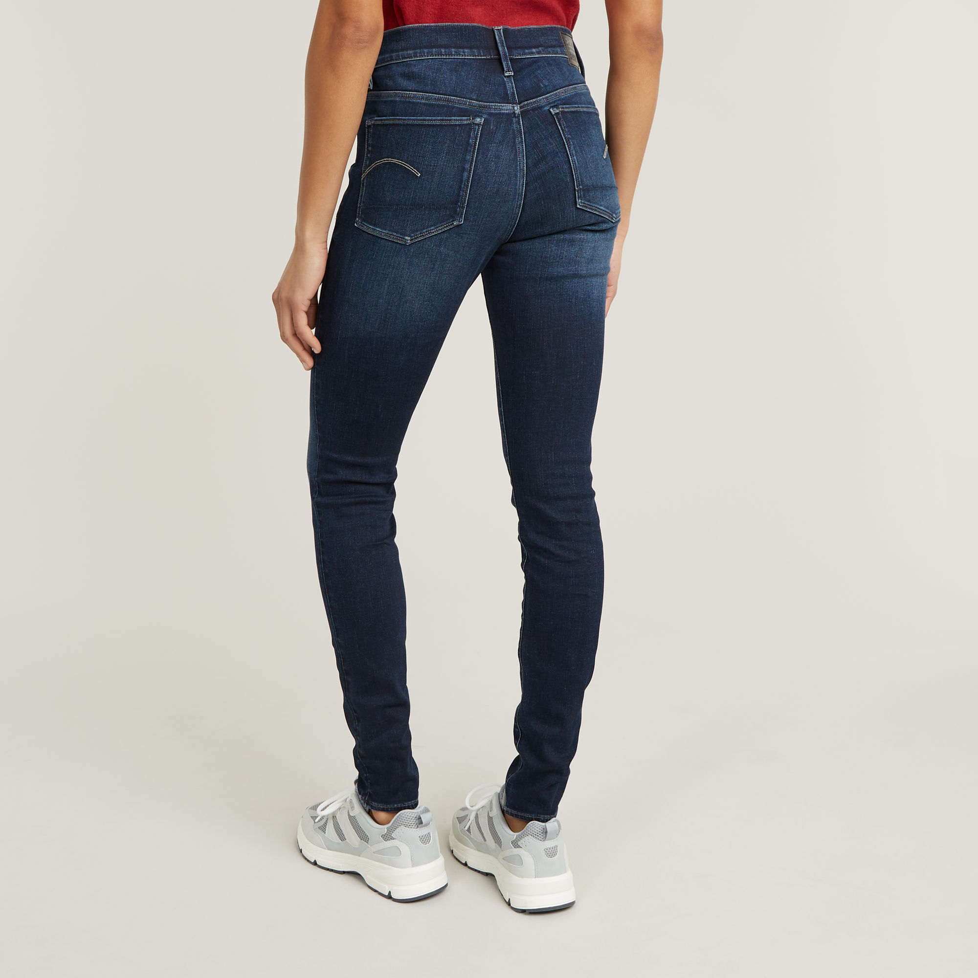 G-Star RAW 3301 Skinny Jeans Donkerblauw Dames