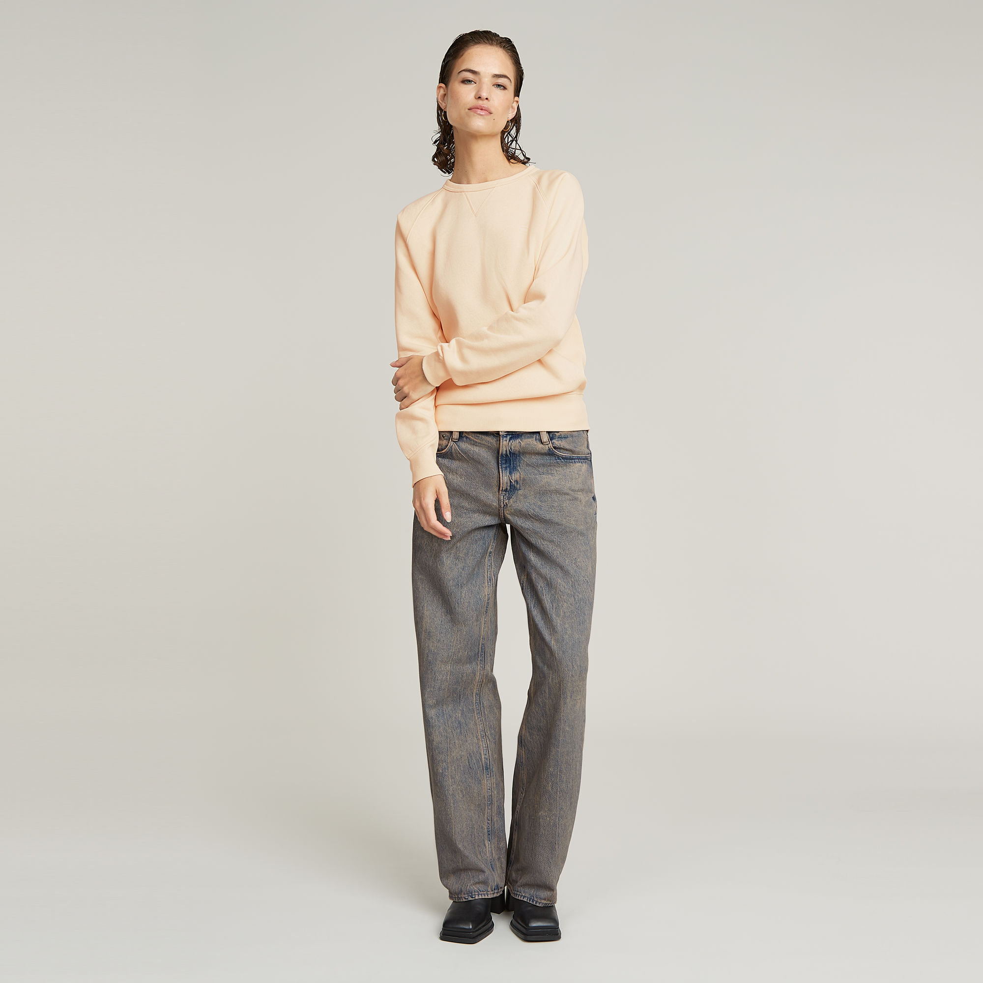 G-Star RAW Premium Core 2.0 Sweater Roze Dames