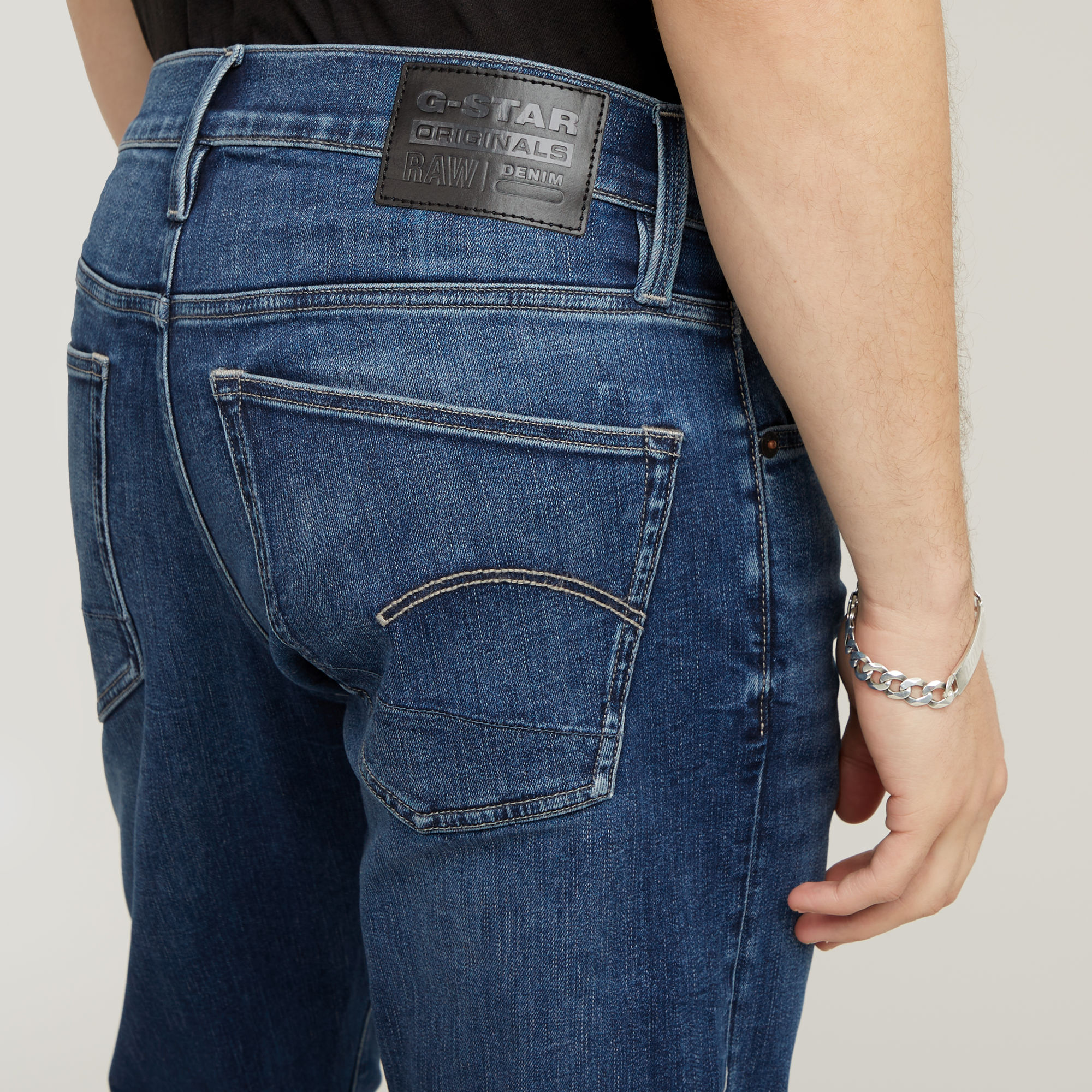 G-Star RAW 3301 Slim Jeans Midden blauw Heren
