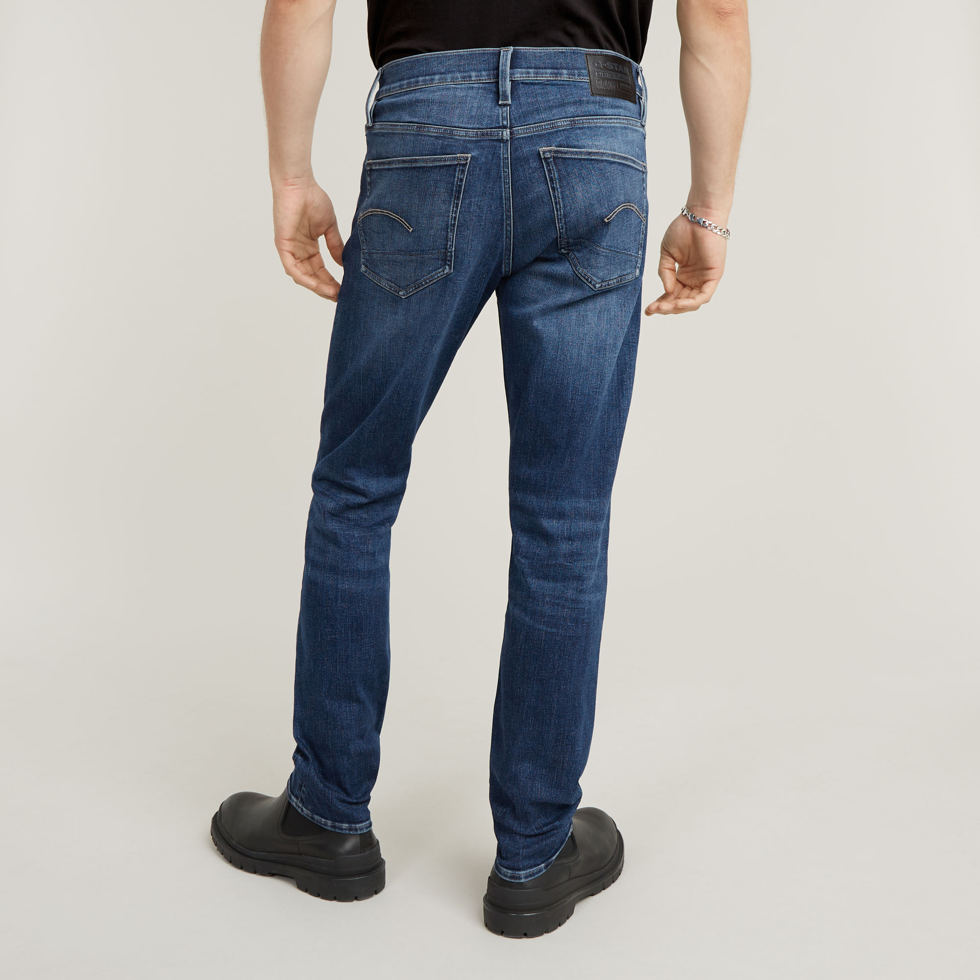 G-Star RAW 3301 Slim Jeans Midden blauw Heren