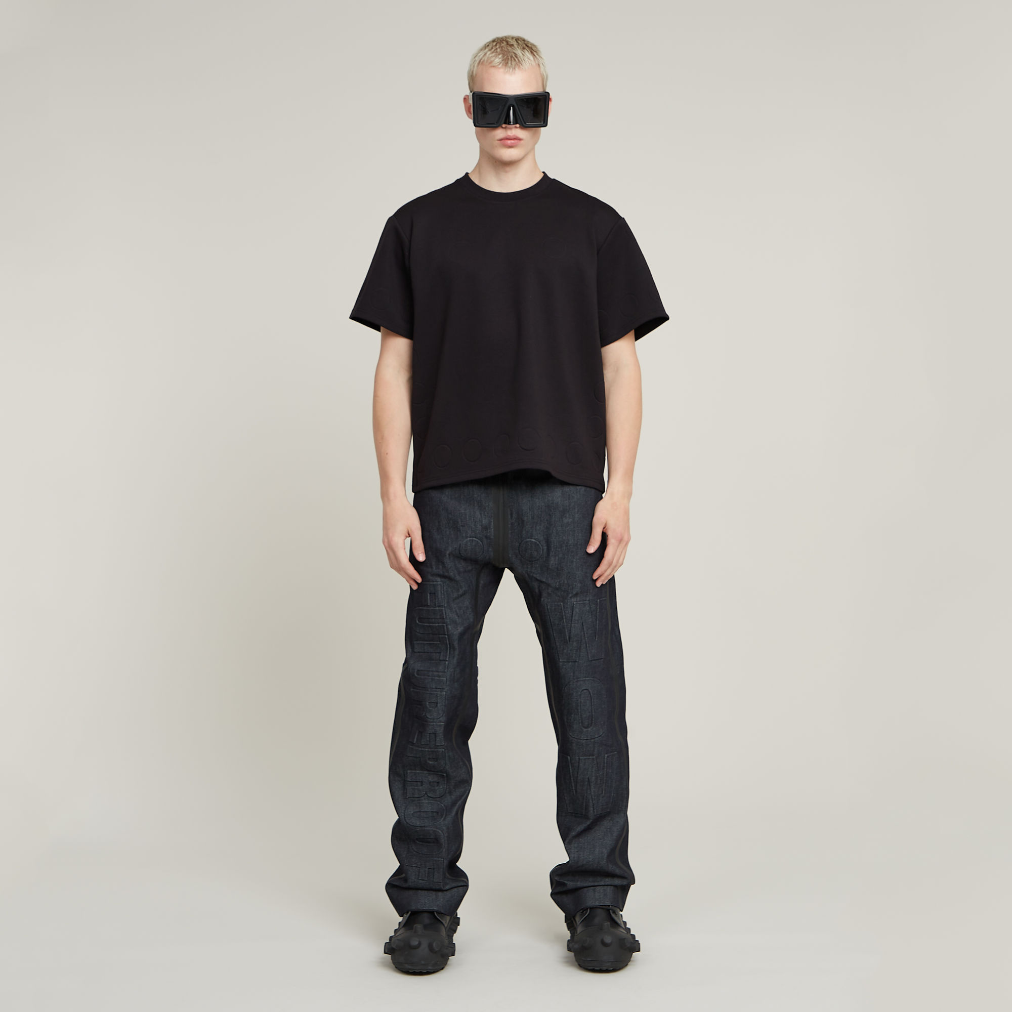 G-Star RAW WVB Unisex Boxy T-Shirt Zwart Heren