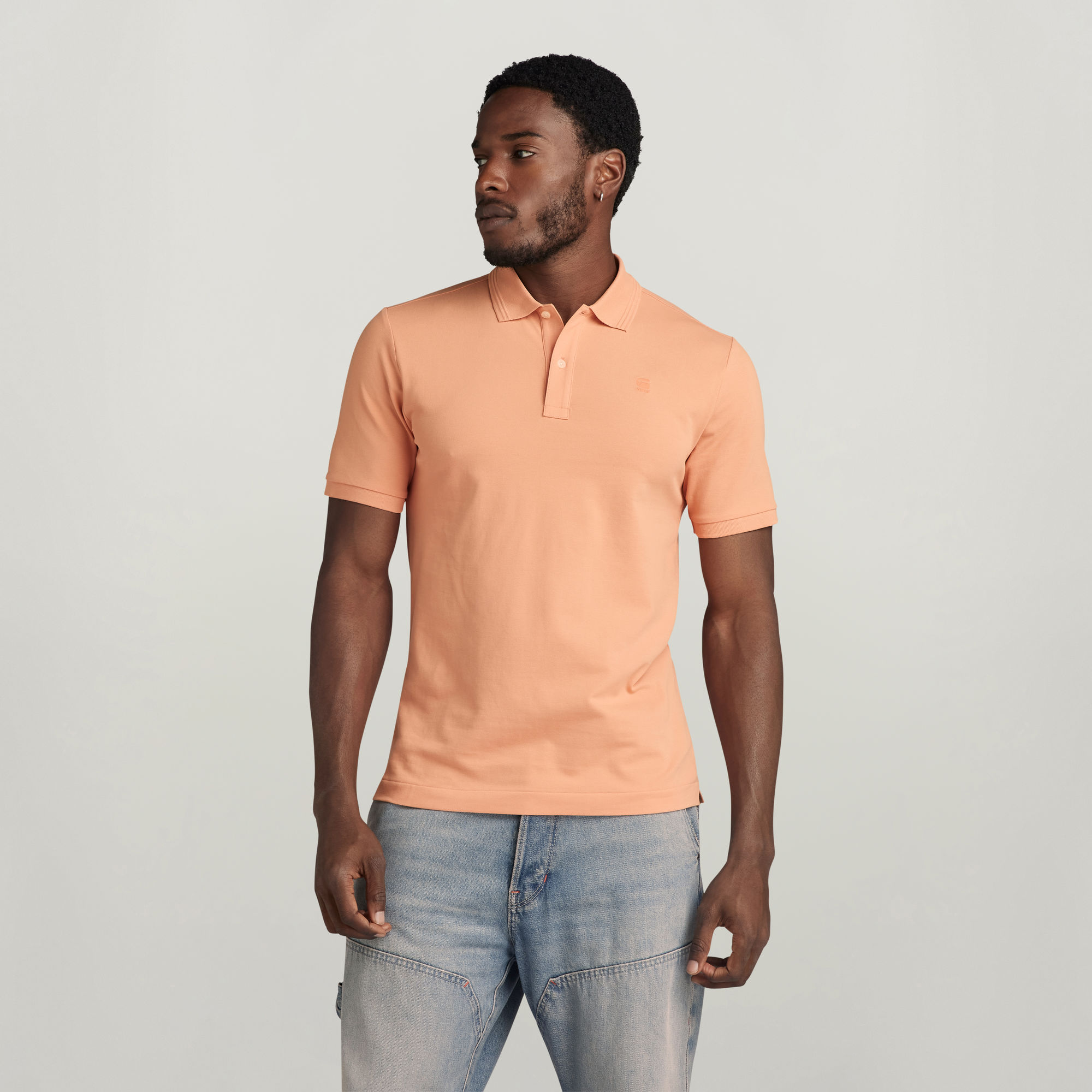 

Dunda Slim Polo - Orange - Men