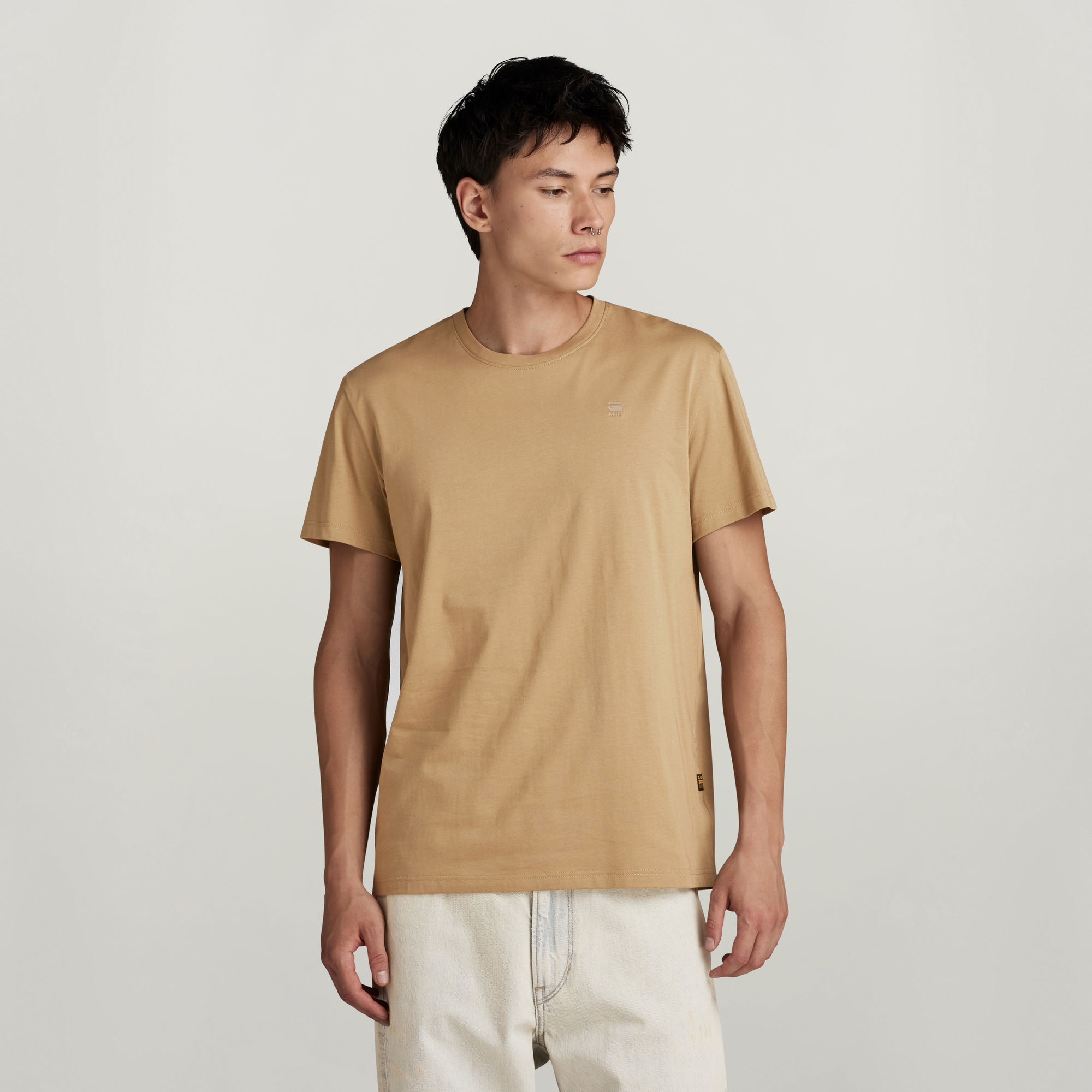 G-Star RAW Base-S T-Shirt Beige Heren