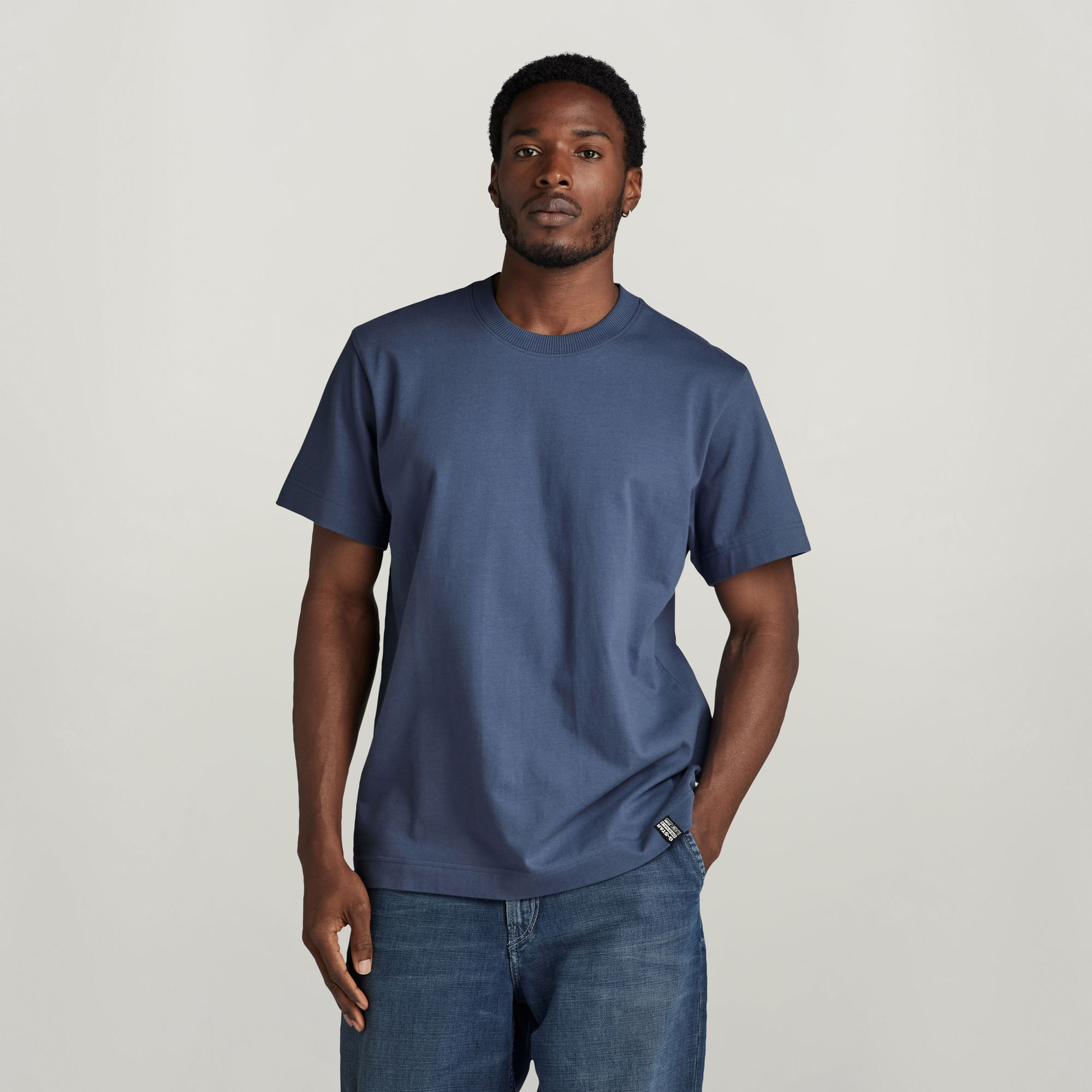 

Essential Loose T-Shirt - Medium blue - Men