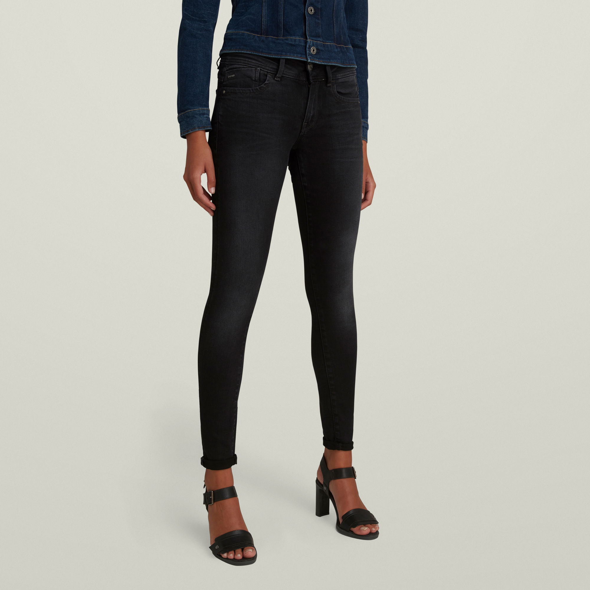 

Lynn Super Skinny Jeans - Black - Women