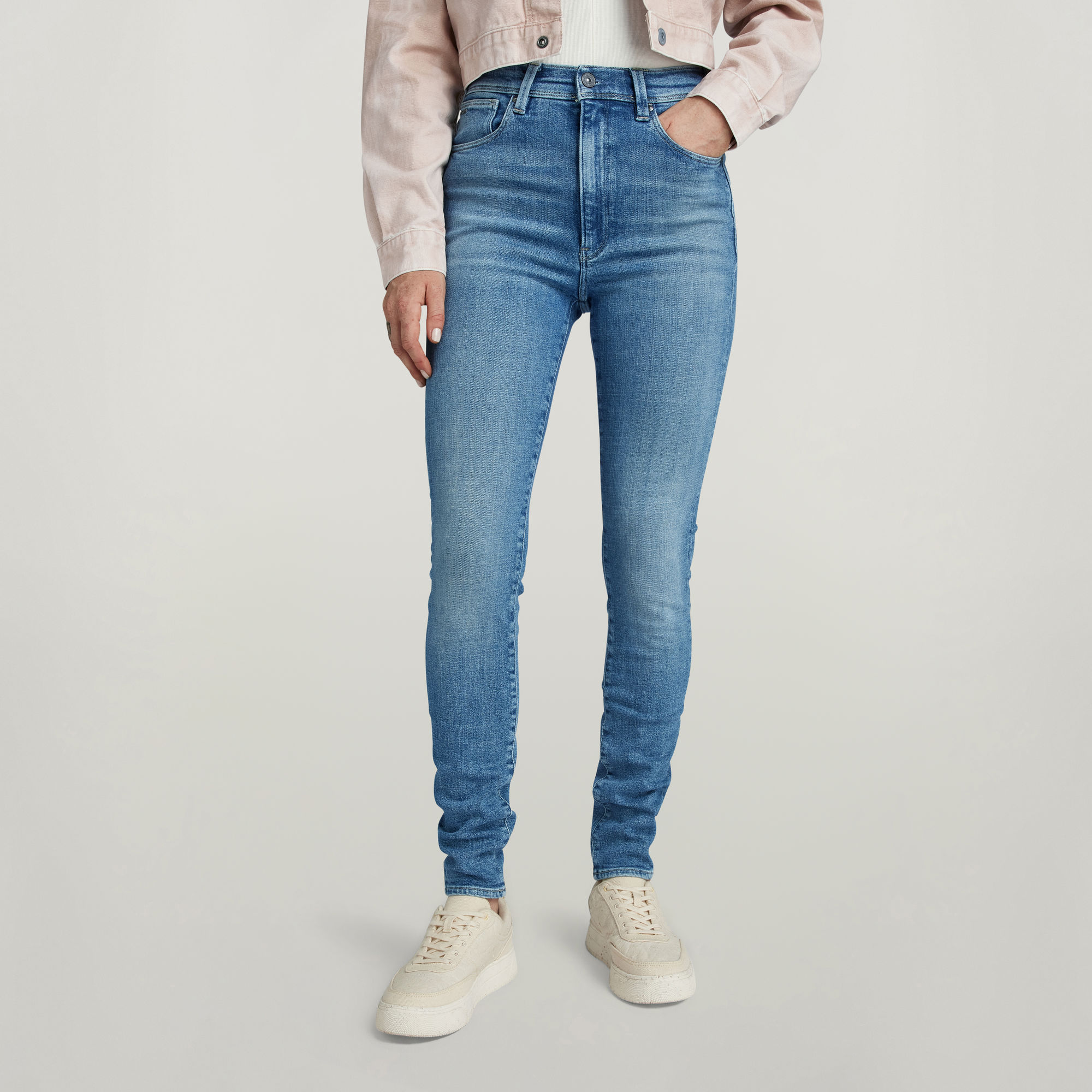 

Kafey Ultra High Skinny Jeans - Medium blue - Women