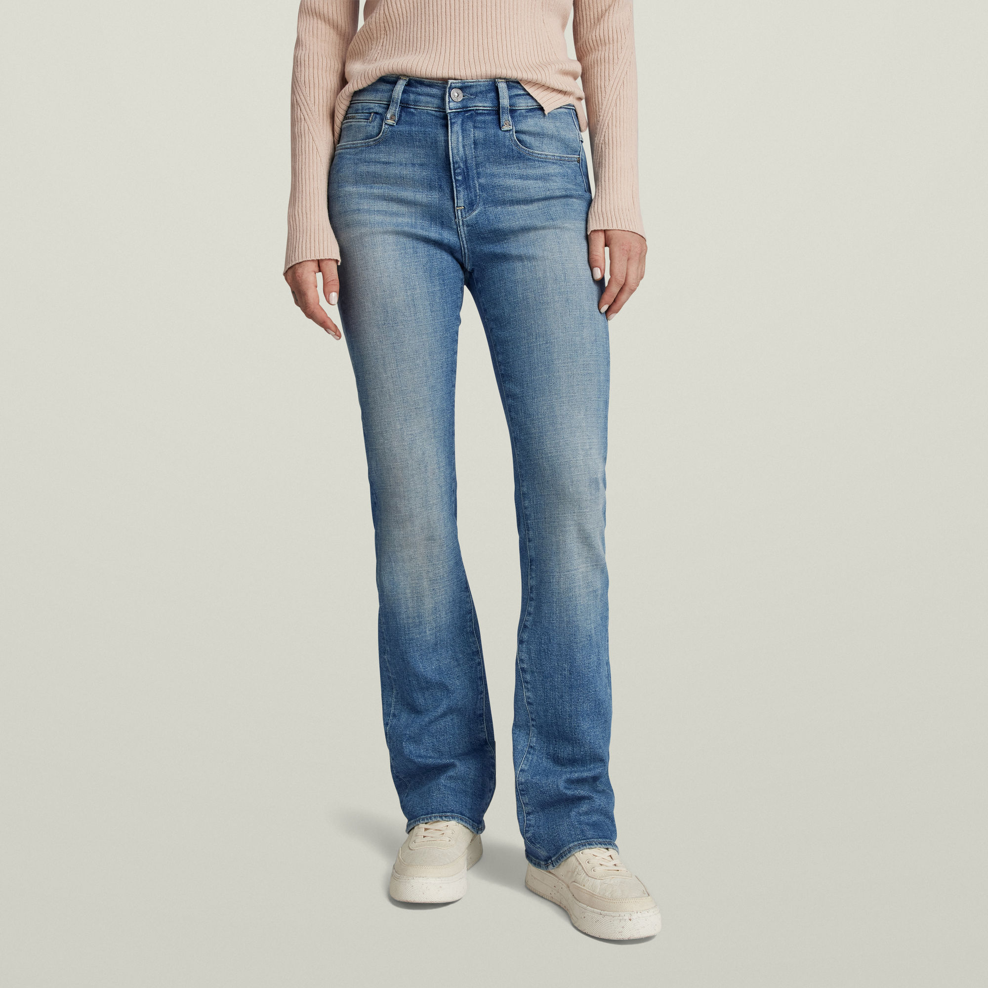 

Noxer Bootcut Jeans - Medium blue - Women