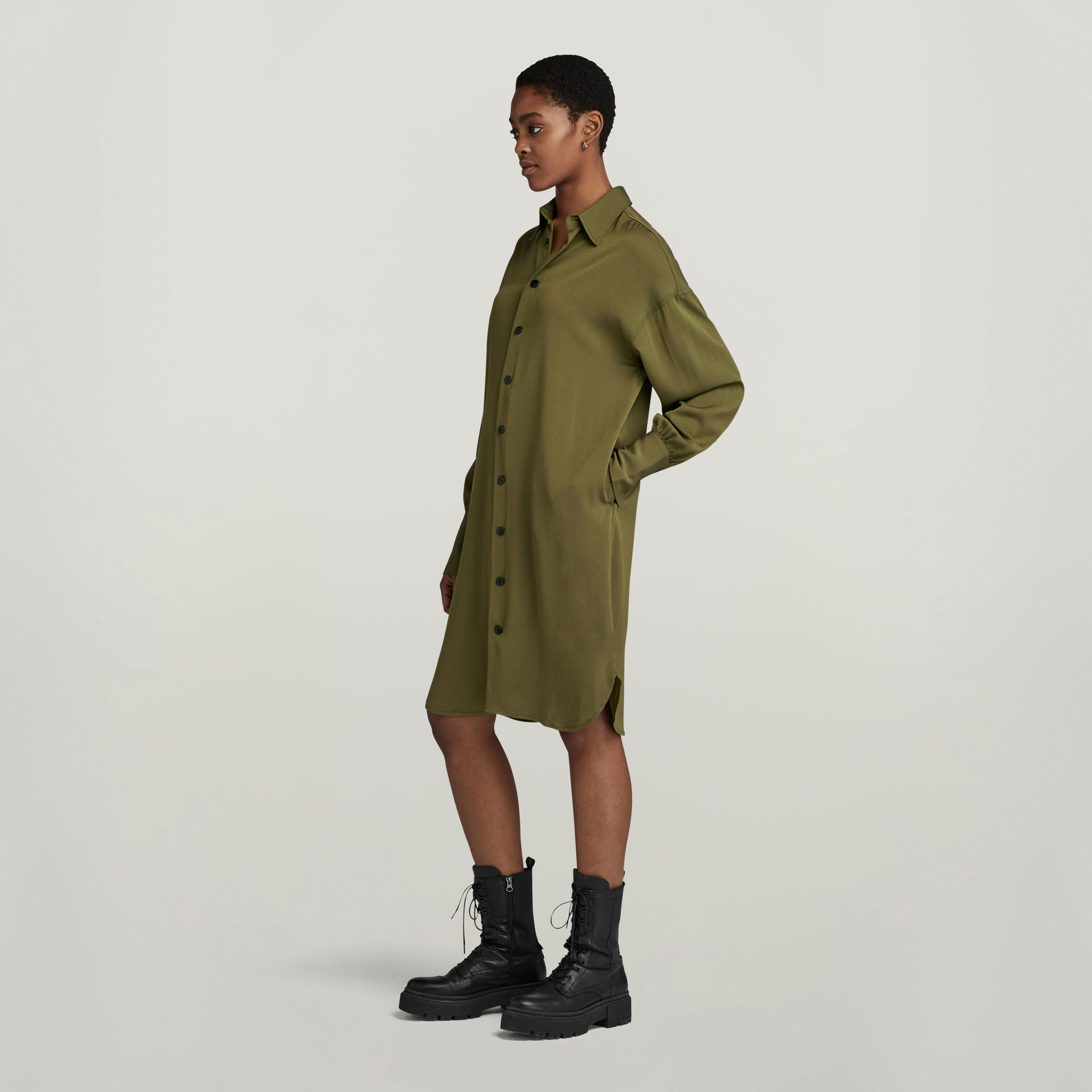 G-Star RAW Blousejurk Long Groen Dames
