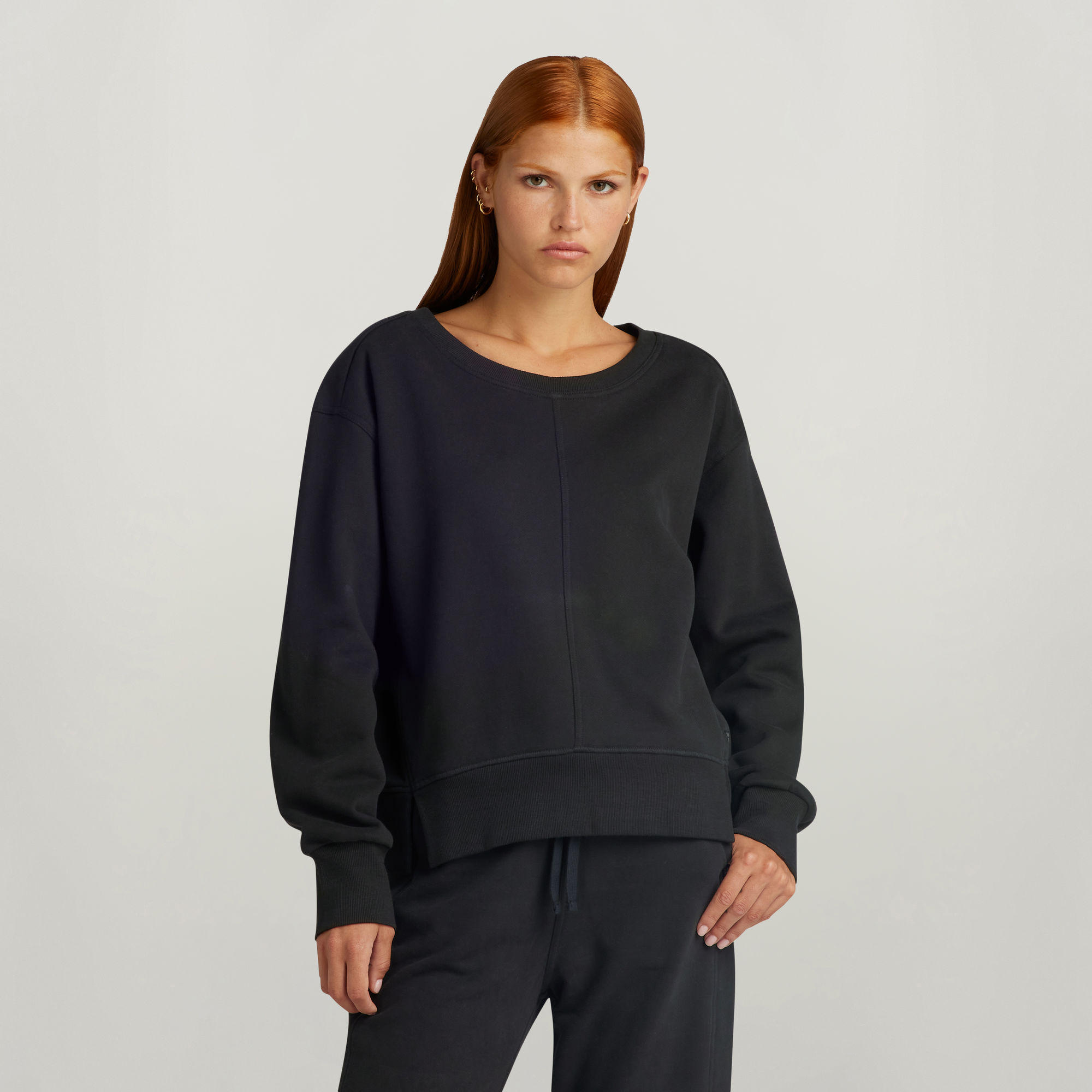 

Constructed Loose Sweatshirt - Schwarz - Damen