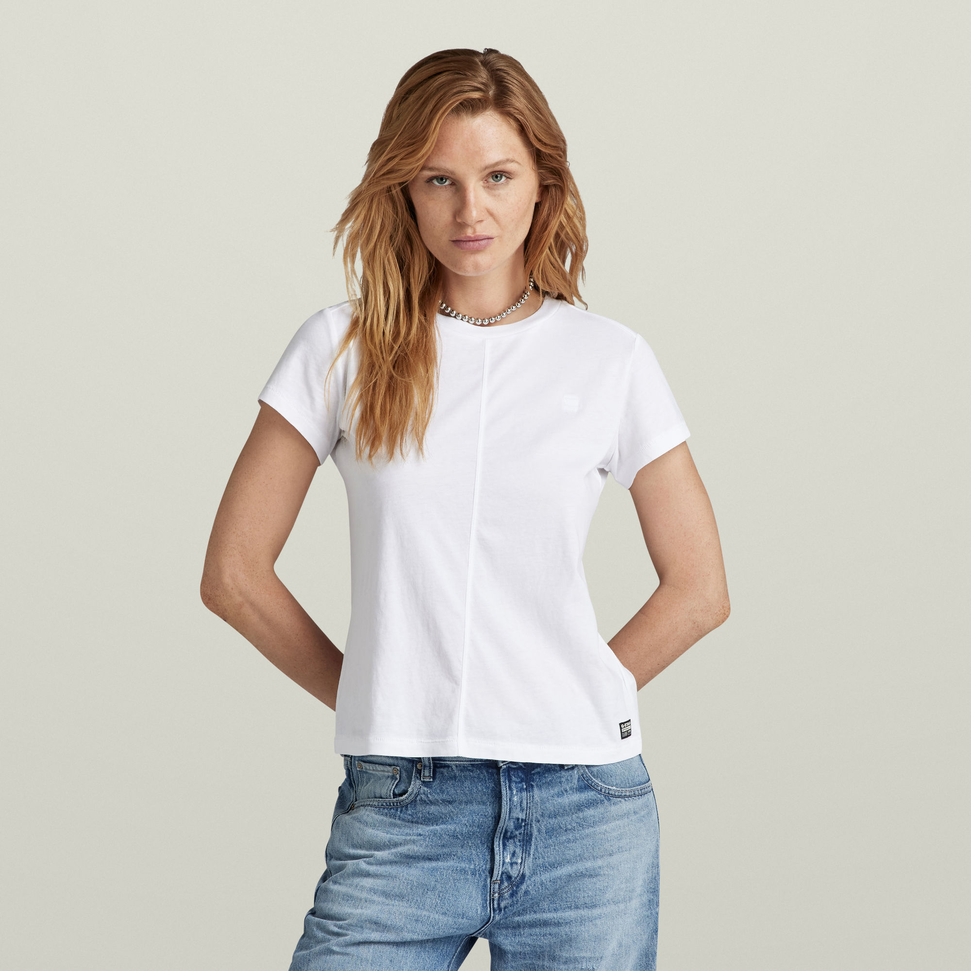 

Front Seam Top - White - Women