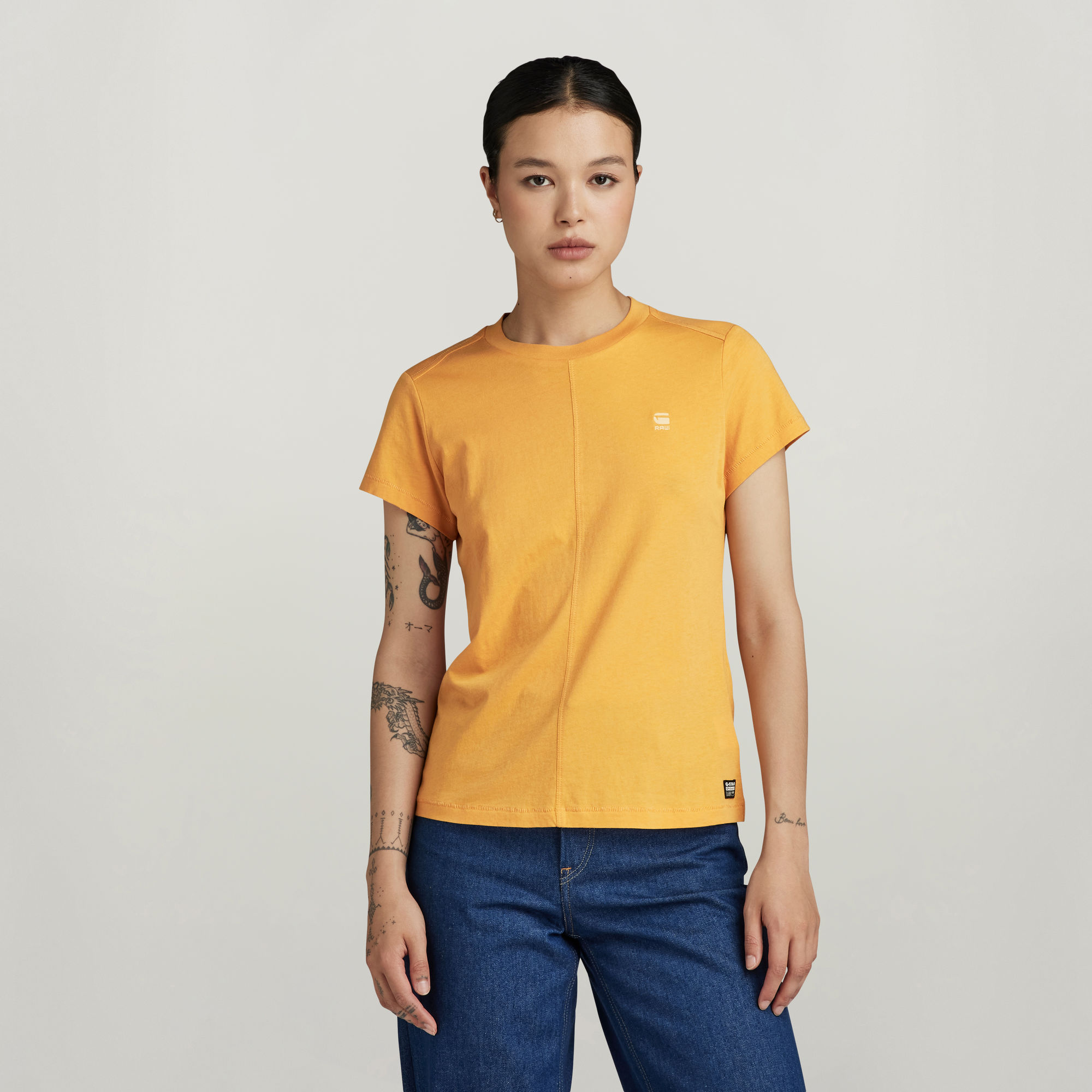 

Front Seam Top - Orange - Women