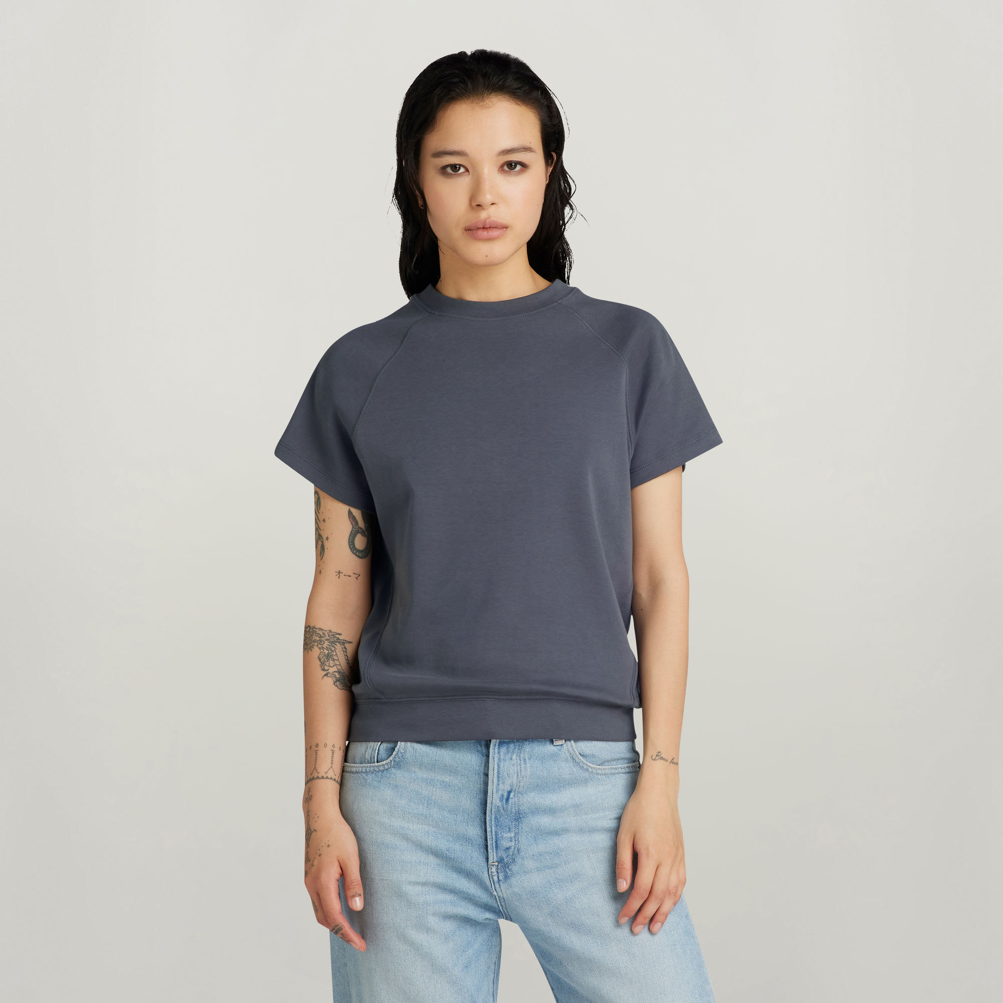 

Raglan Top - Grau - Damen