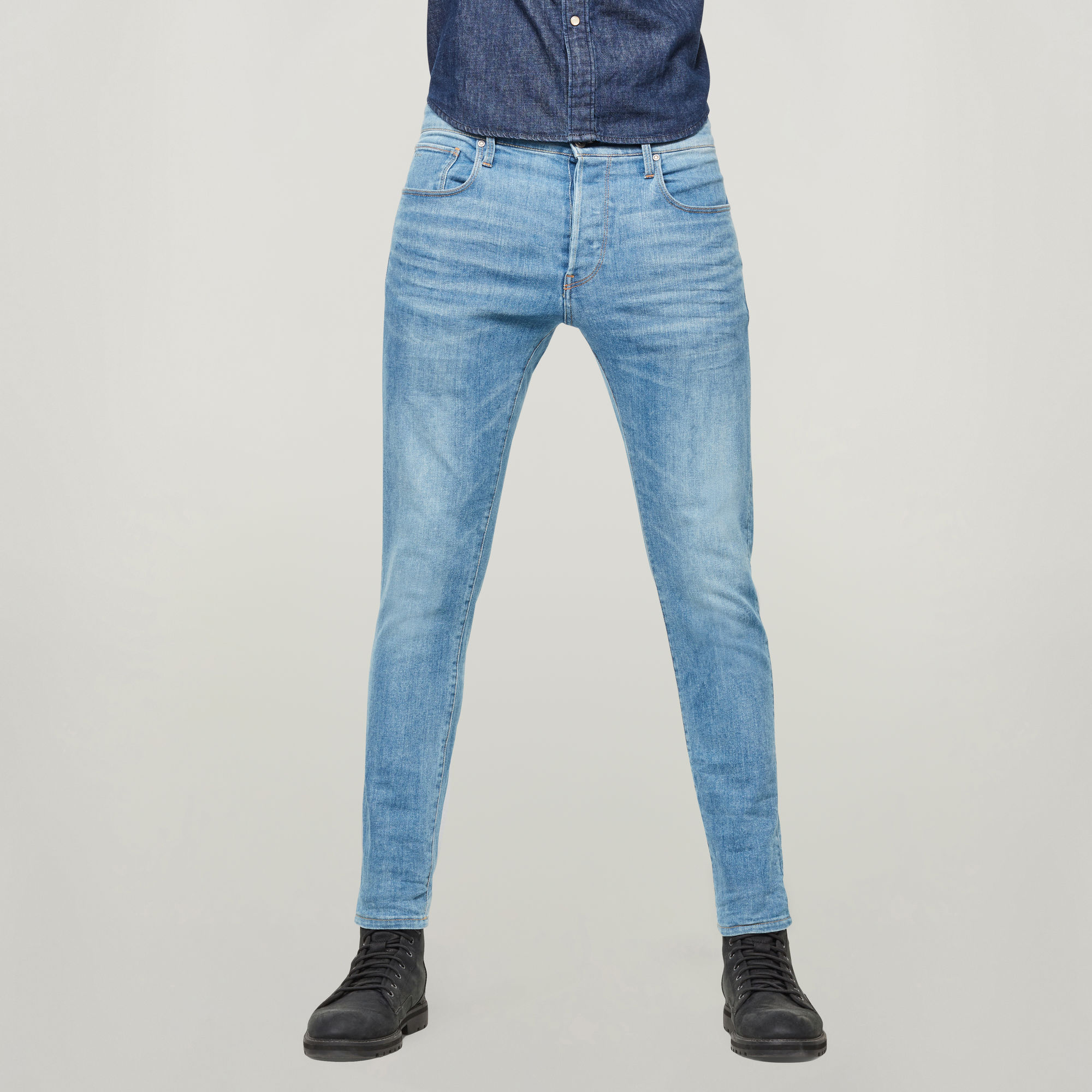 G-Star RAW 3301 Slim Jeans Midden blauw Heren
