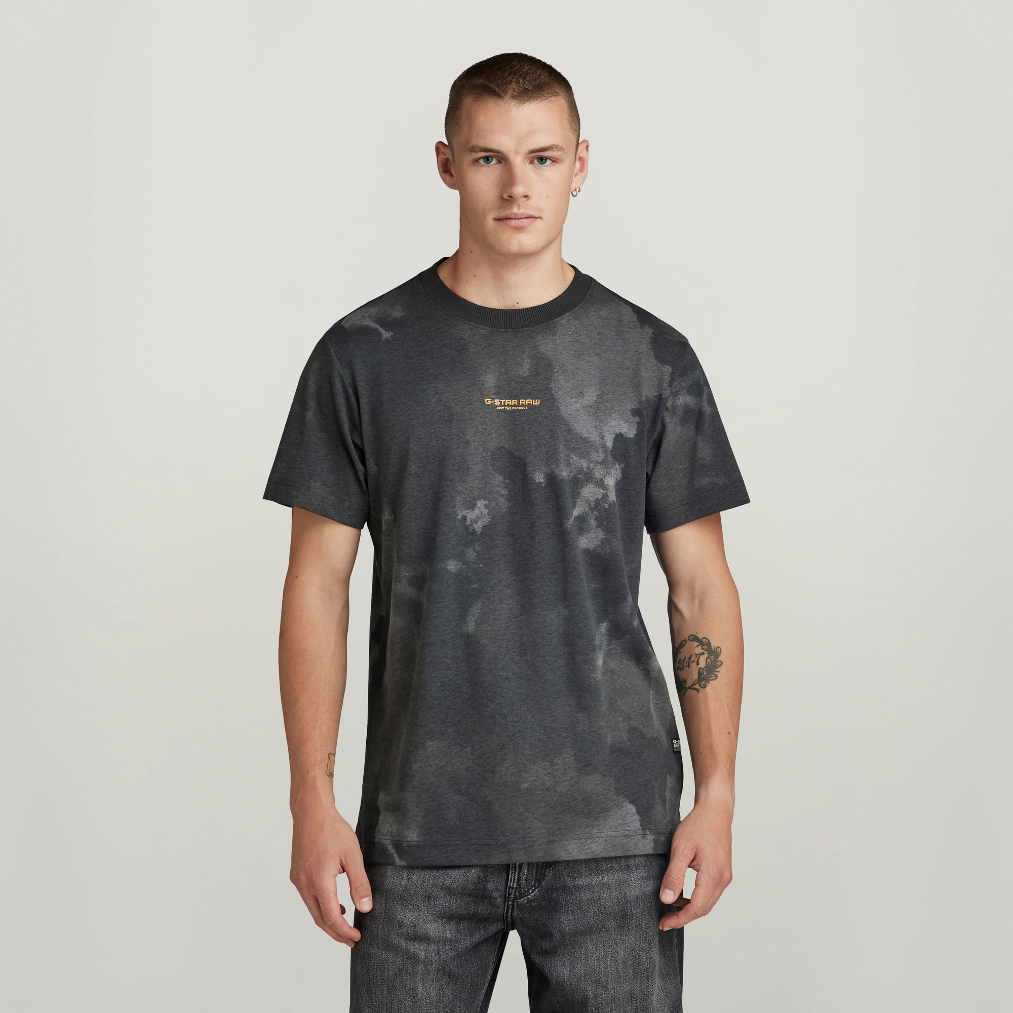 

Unisex Center Logo Loose T-Shirt - Multi color - Men