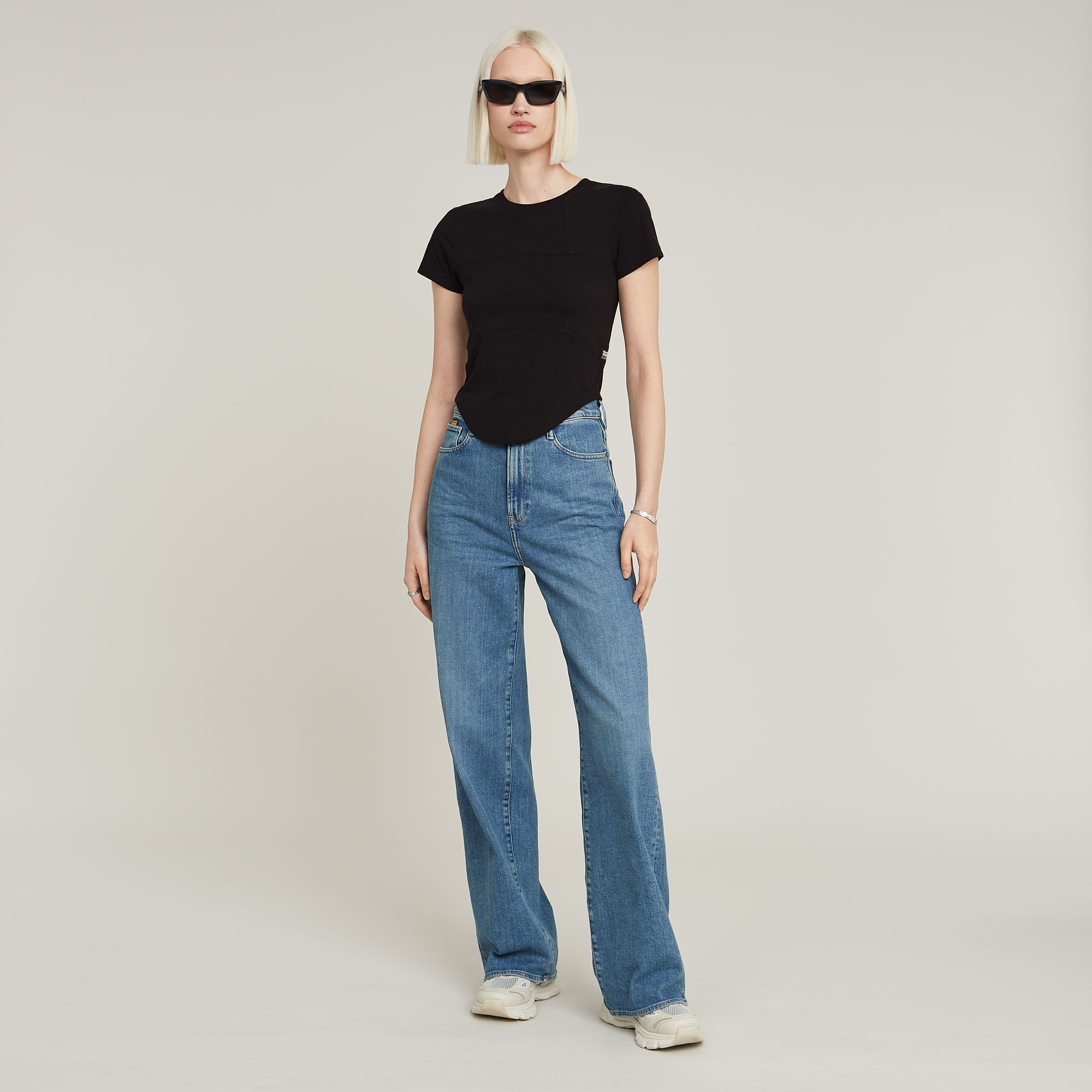 G-Star RAW Corset Slim Top Zwart Dames