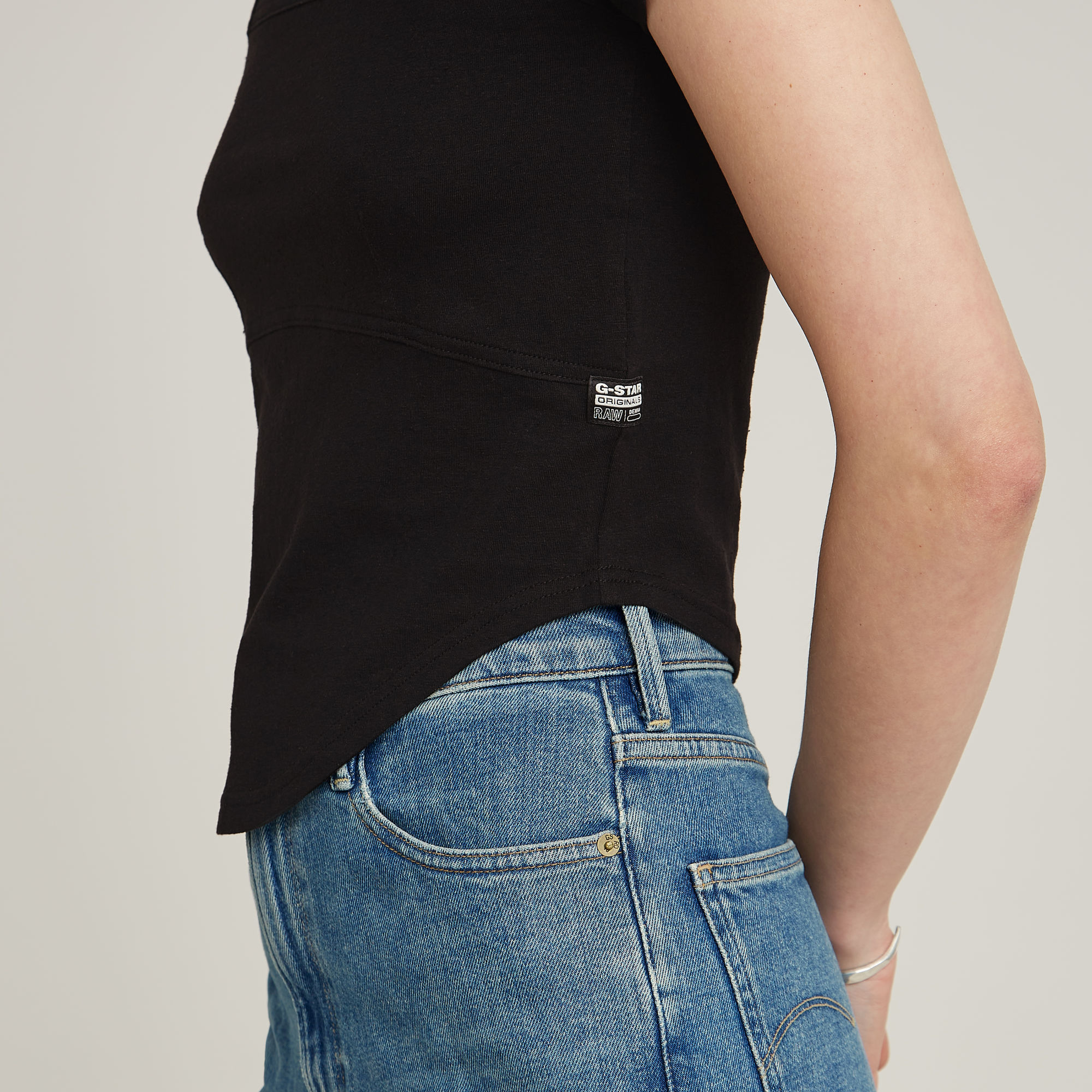 G-Star RAW Corset Slim Top Zwart Dames