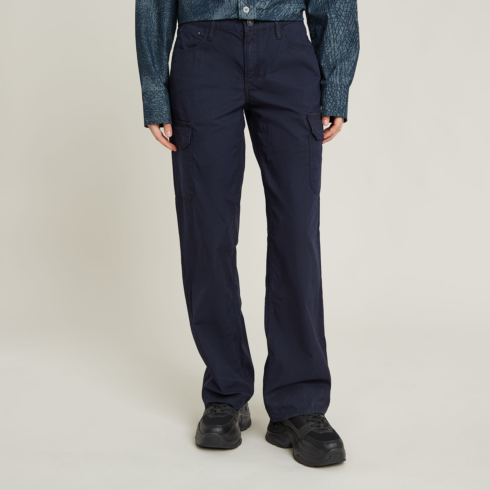 G-Star RAW Judee Cargo Broek - Donkerblauw - Dames