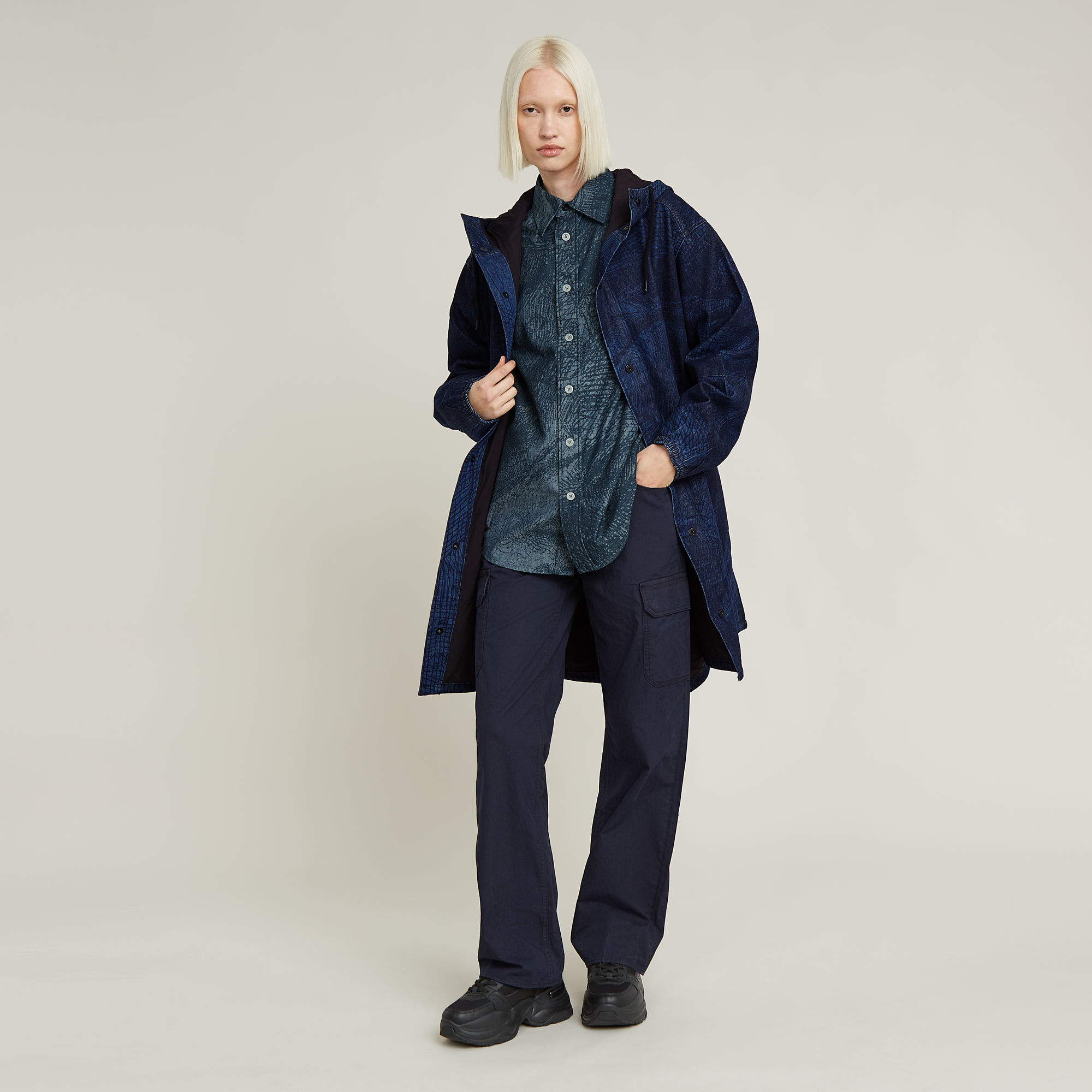 G-Star RAW Judee Cargo Broek Donkerblauw Dames