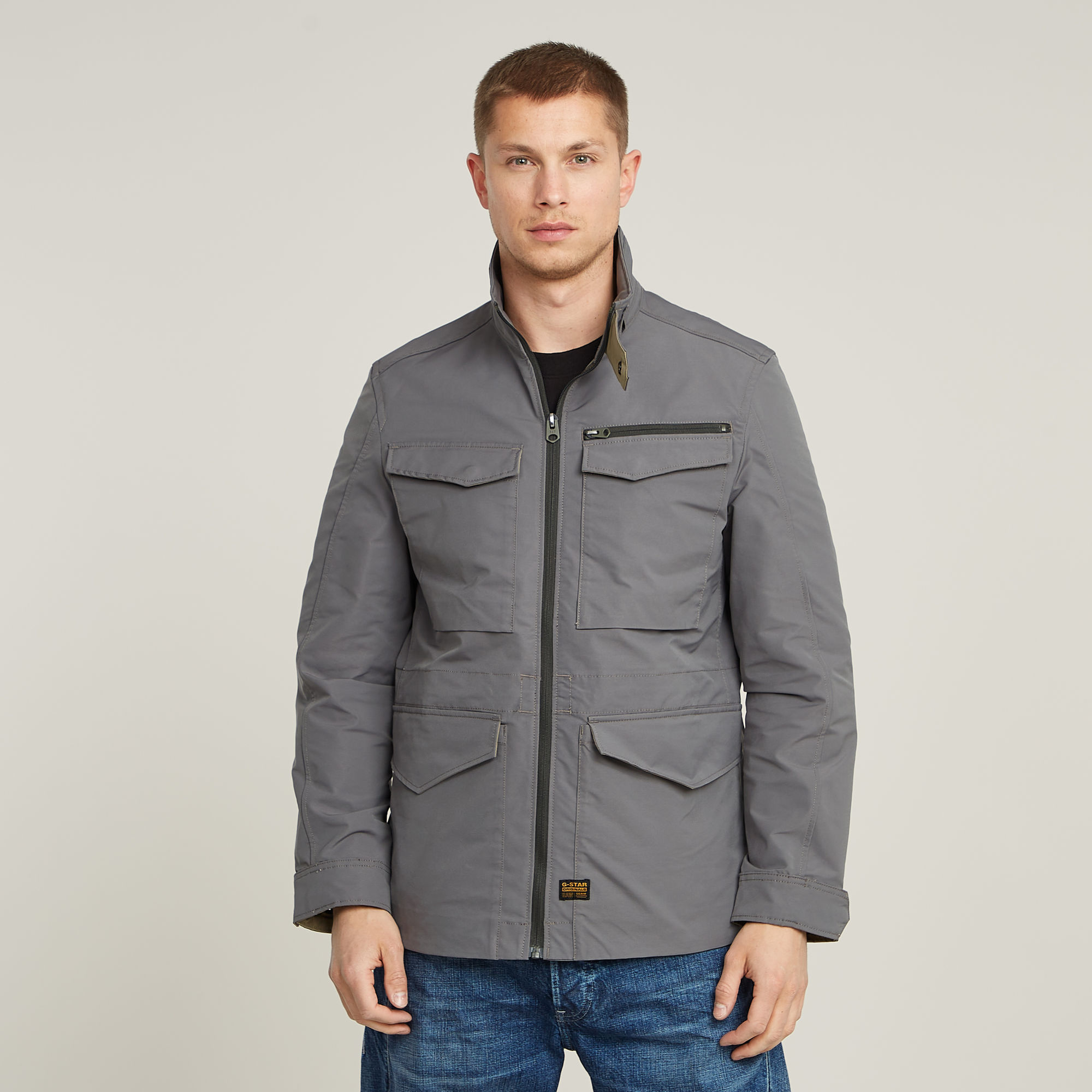 Rovic Slim Field Jacke - Grau - Herren