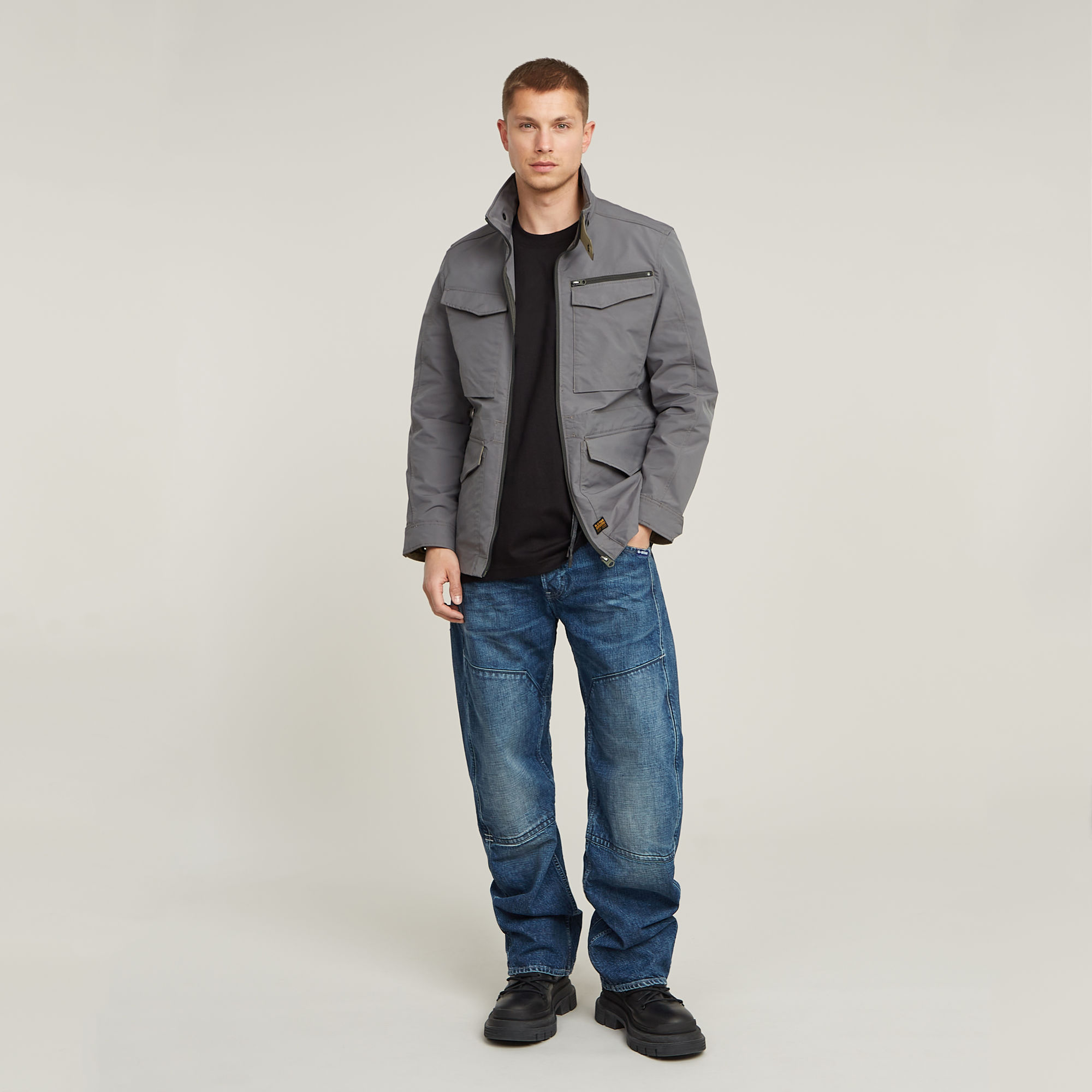 G-Star RAW Rovic Slim Field Jack Grijs Heren