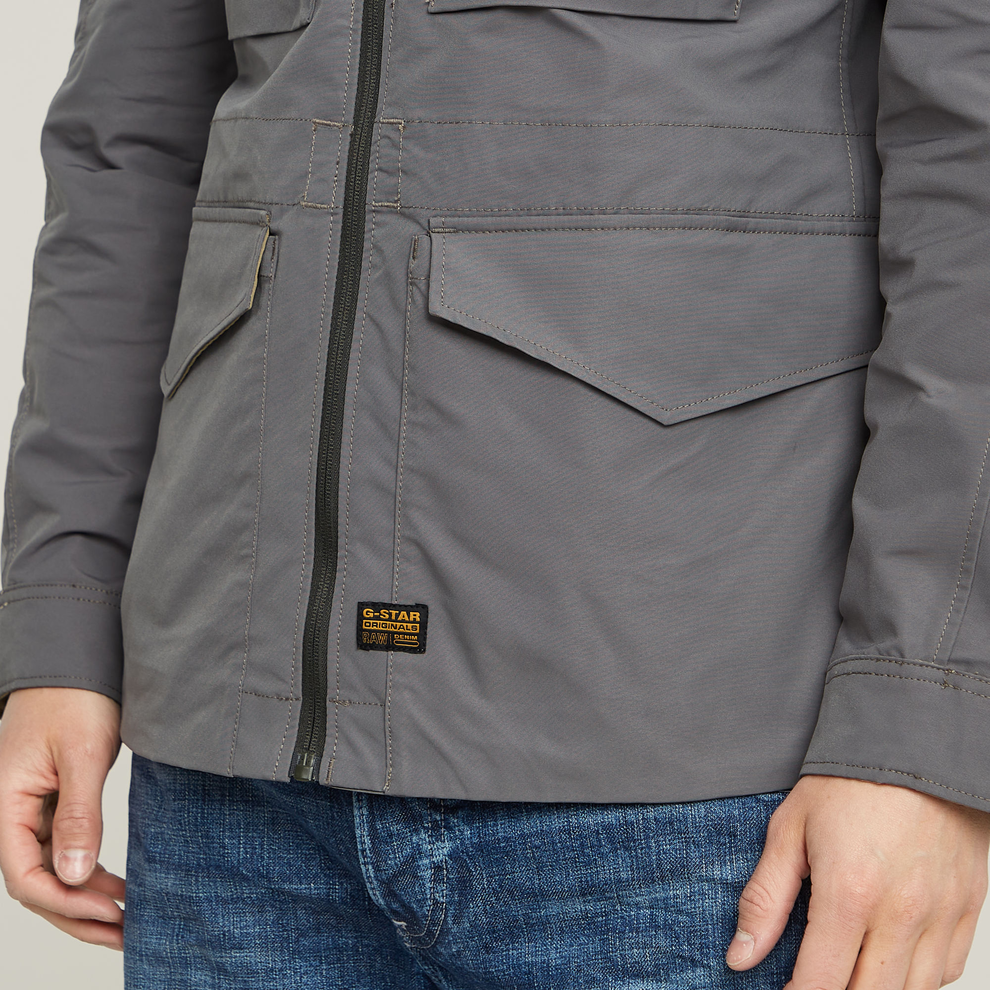 G-Star RAW Rovic Slim Field Jack Grijs Heren