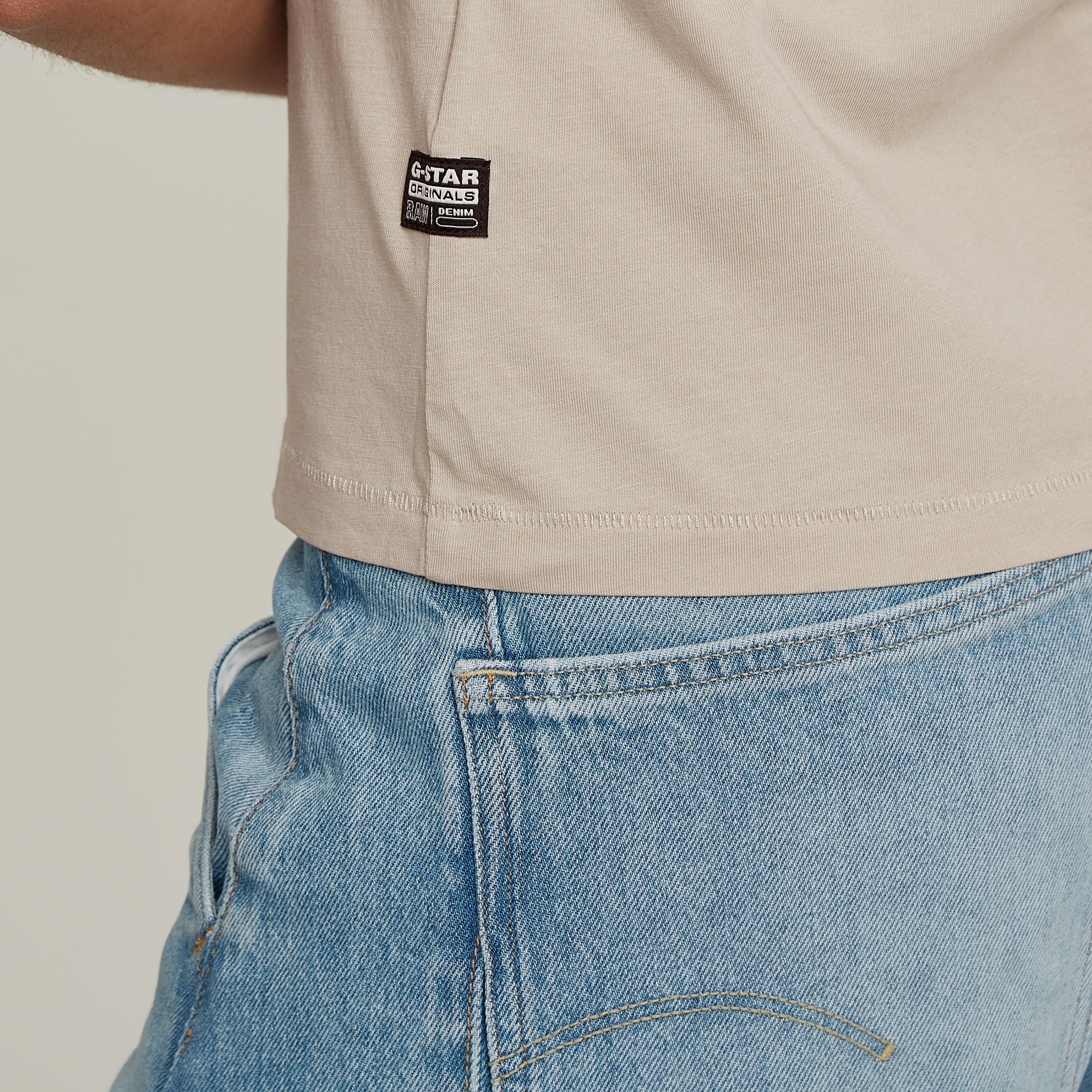 G-Star RAW Nifous Top Beige Dames