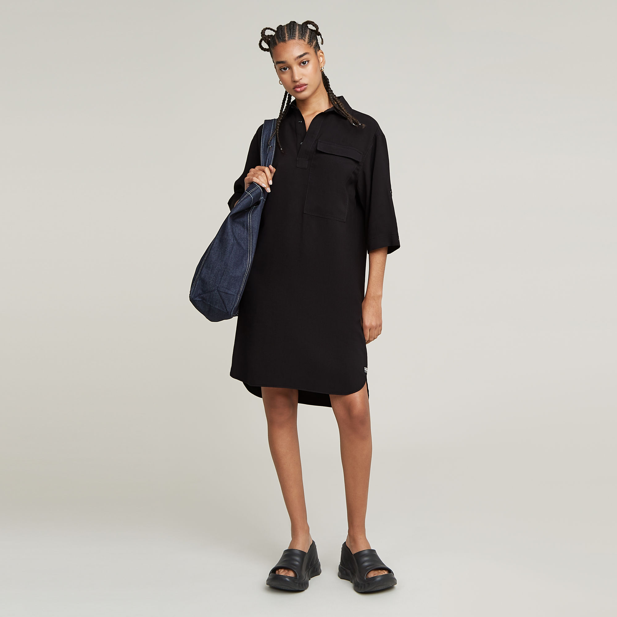 G-Star RAW Blousejurk Zwart Dames