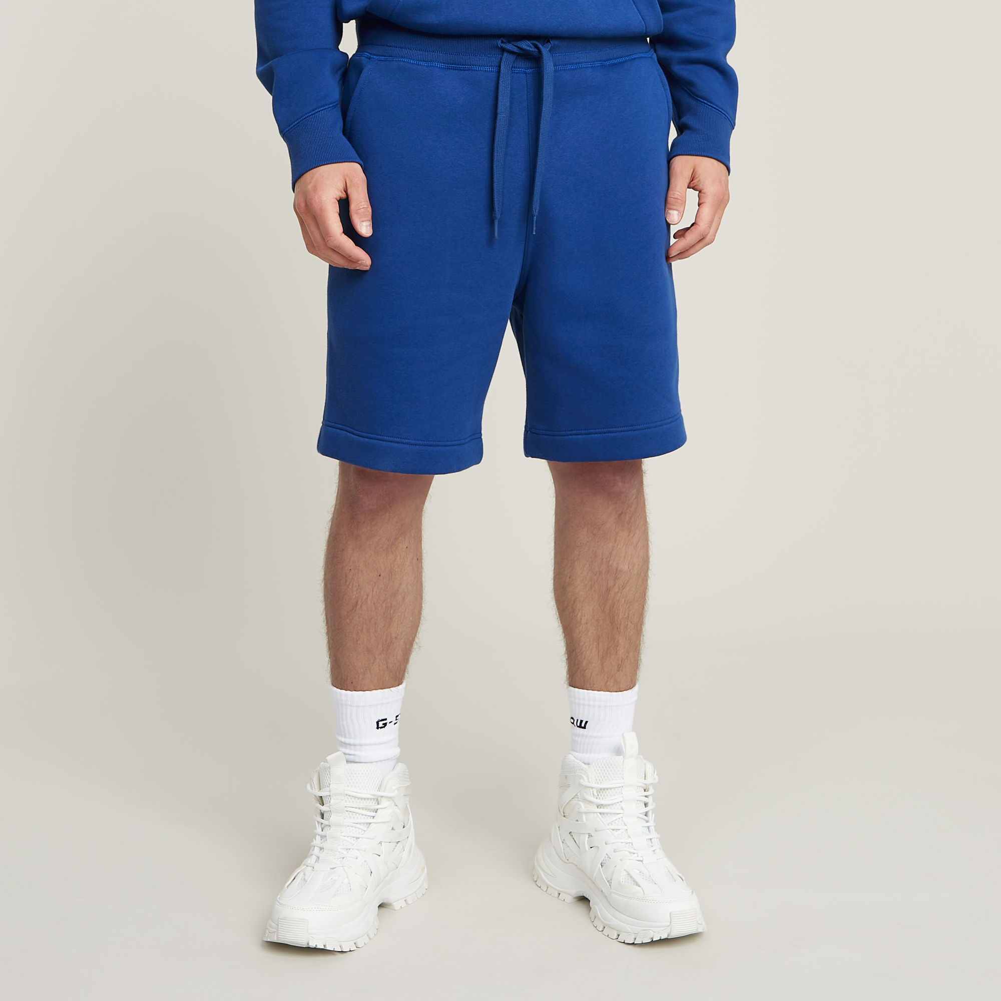 G-Star RAW Premium Core Sweatshort - Midden blauw - Heren