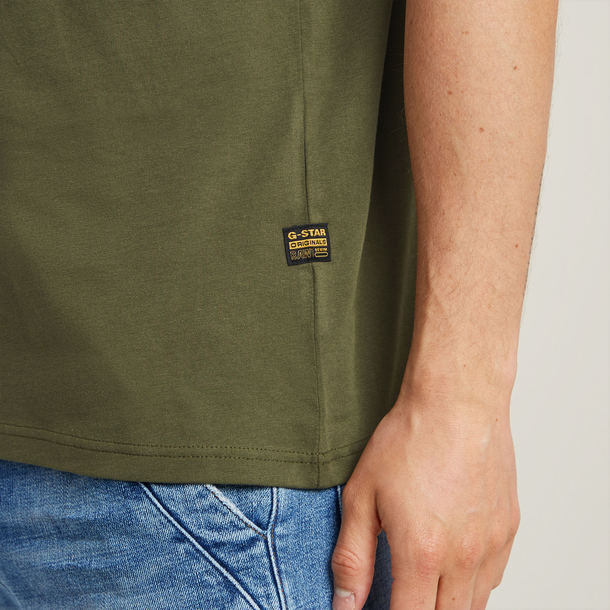 G-Star RAW Base-S T-Shirt Groen Heren