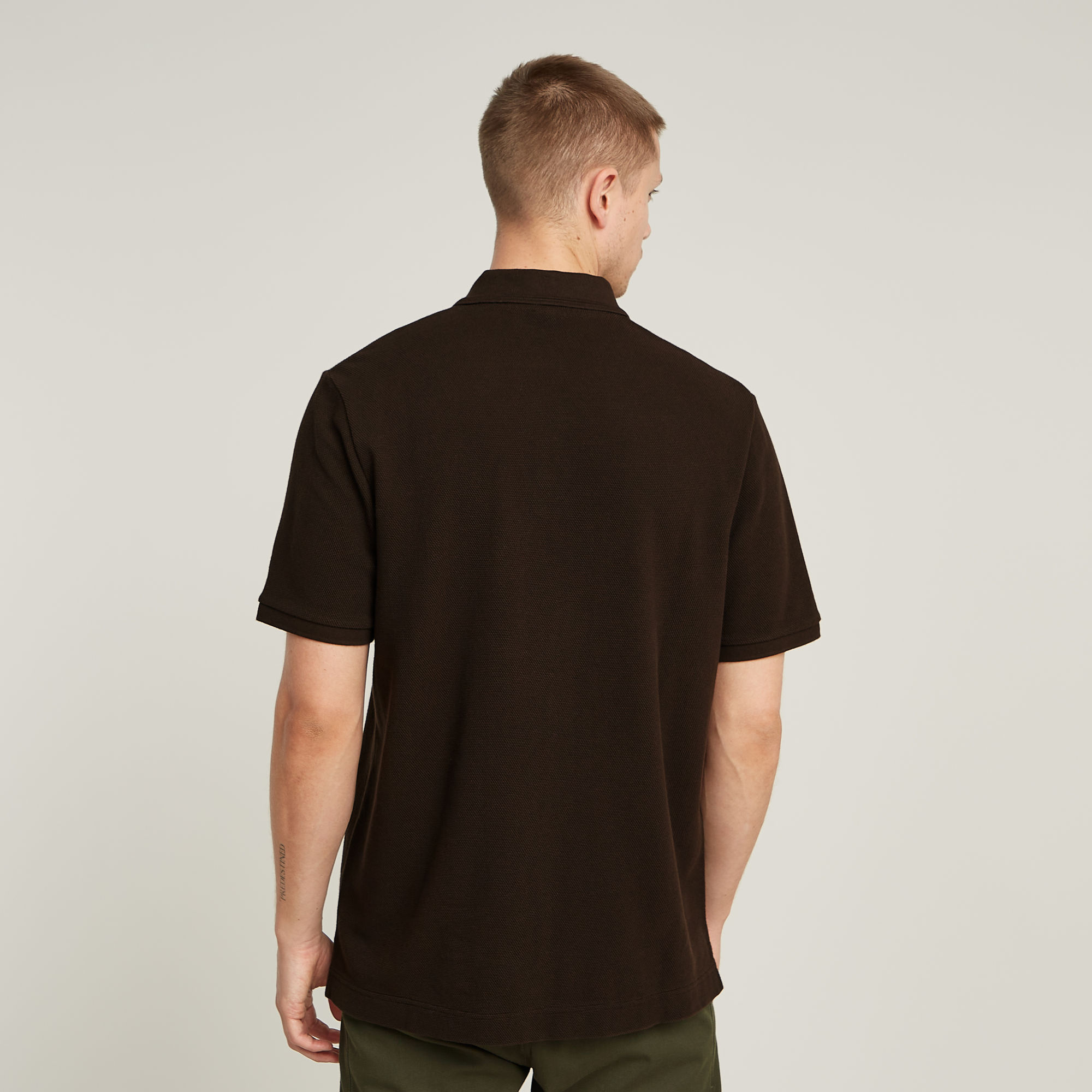 G-Star RAW Essential Polo Bruin Heren