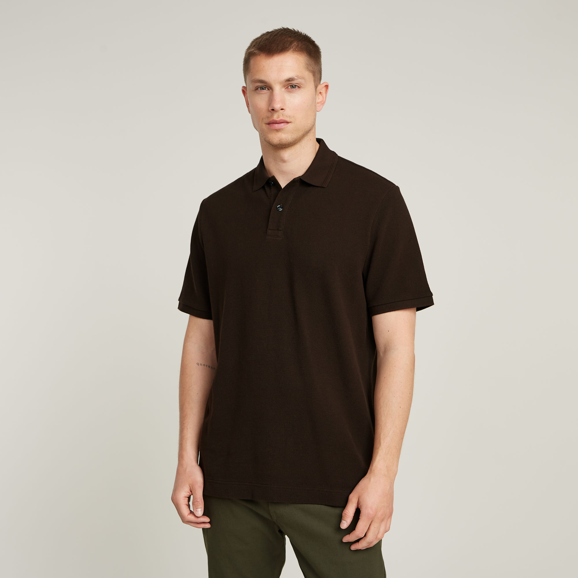 G-Star RAW Essential Polo - Bruin - Heren