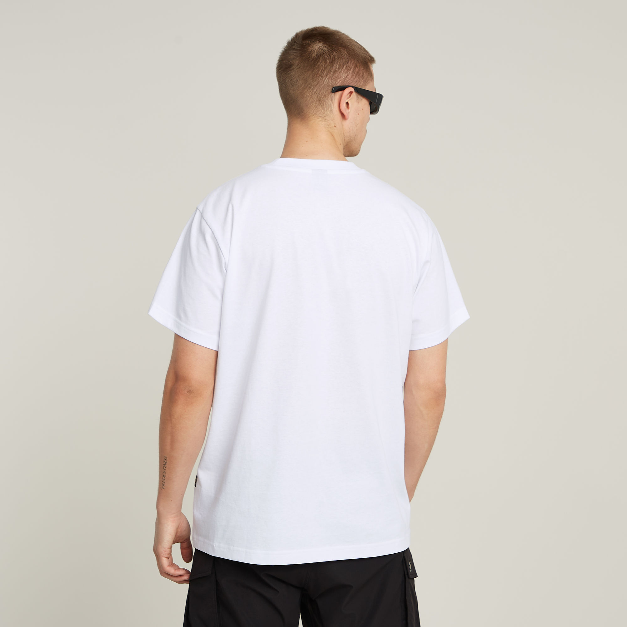 G-Star RAW Burger Box Rain Loose T-Shirt Wit Heren