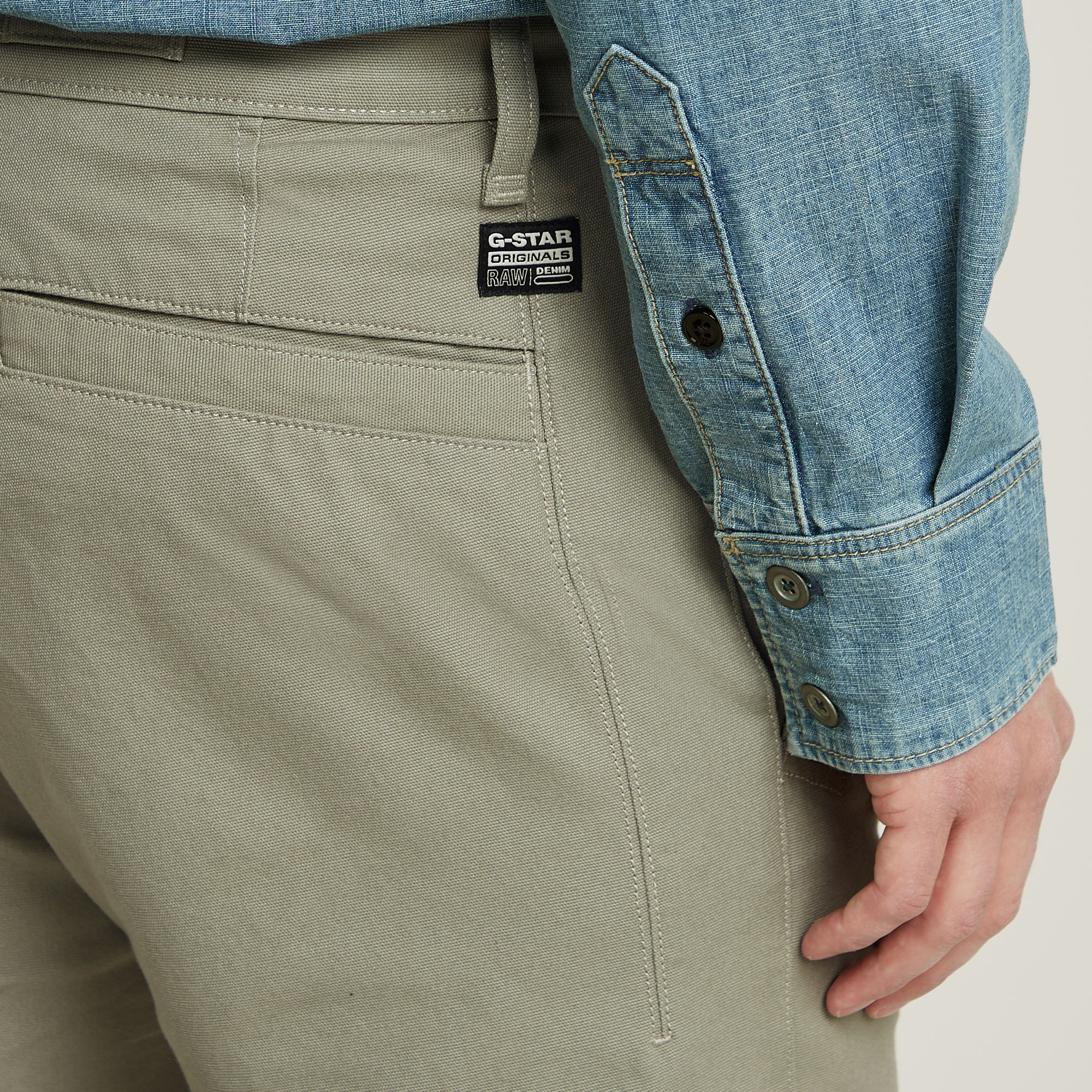 G-Star RAW Bronson 3.0 Slim Chino Short Groen Heren