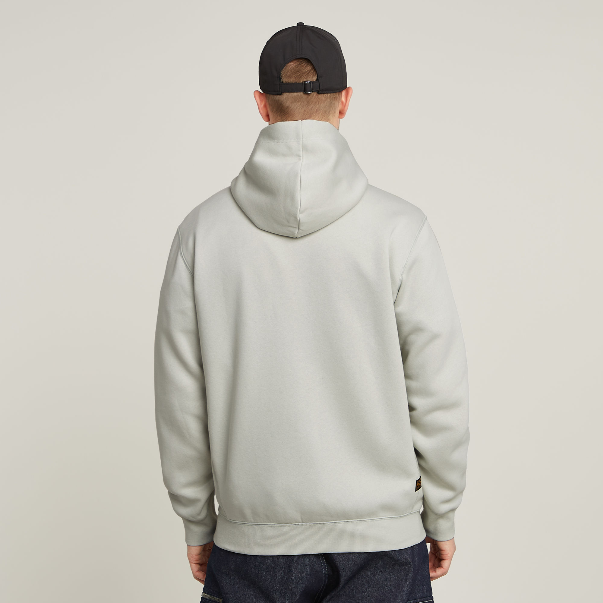 G-Star RAW Premium Core Hoodie Met Rits Grijs Heren