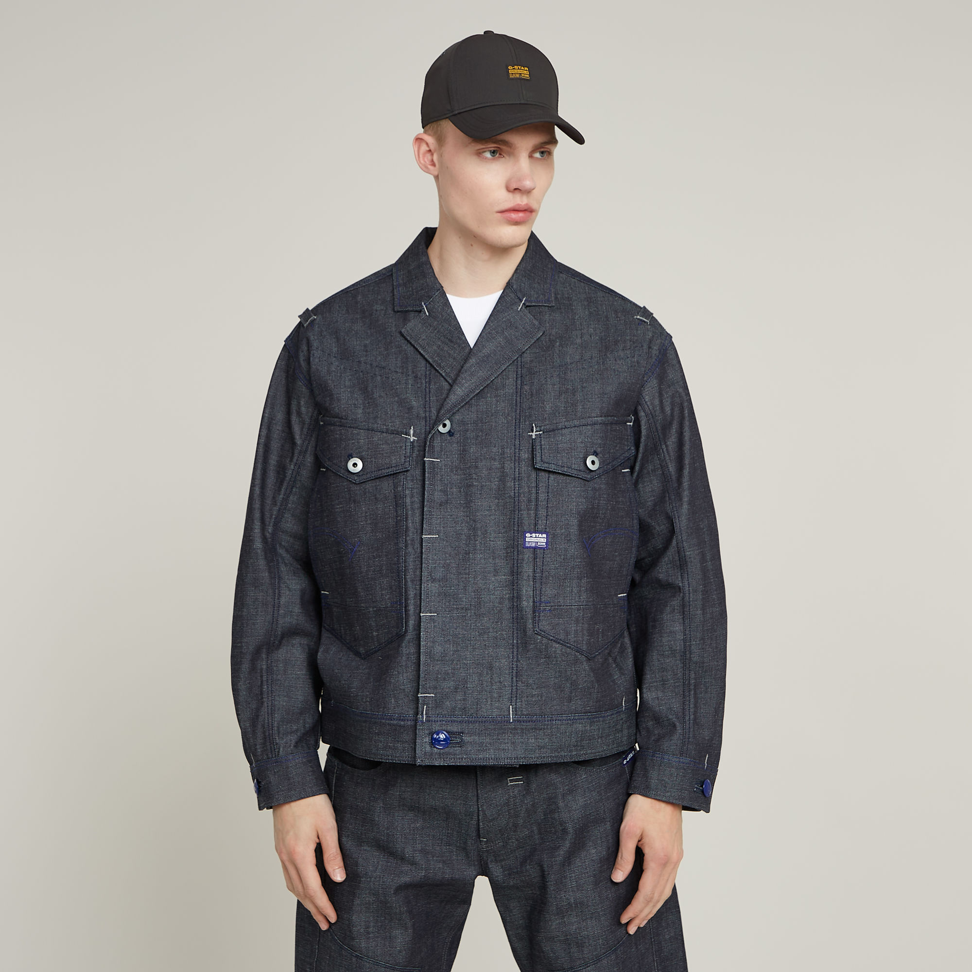 G-STAR Origins 3D Selvedge Jacke - Dunkelblau - Herren