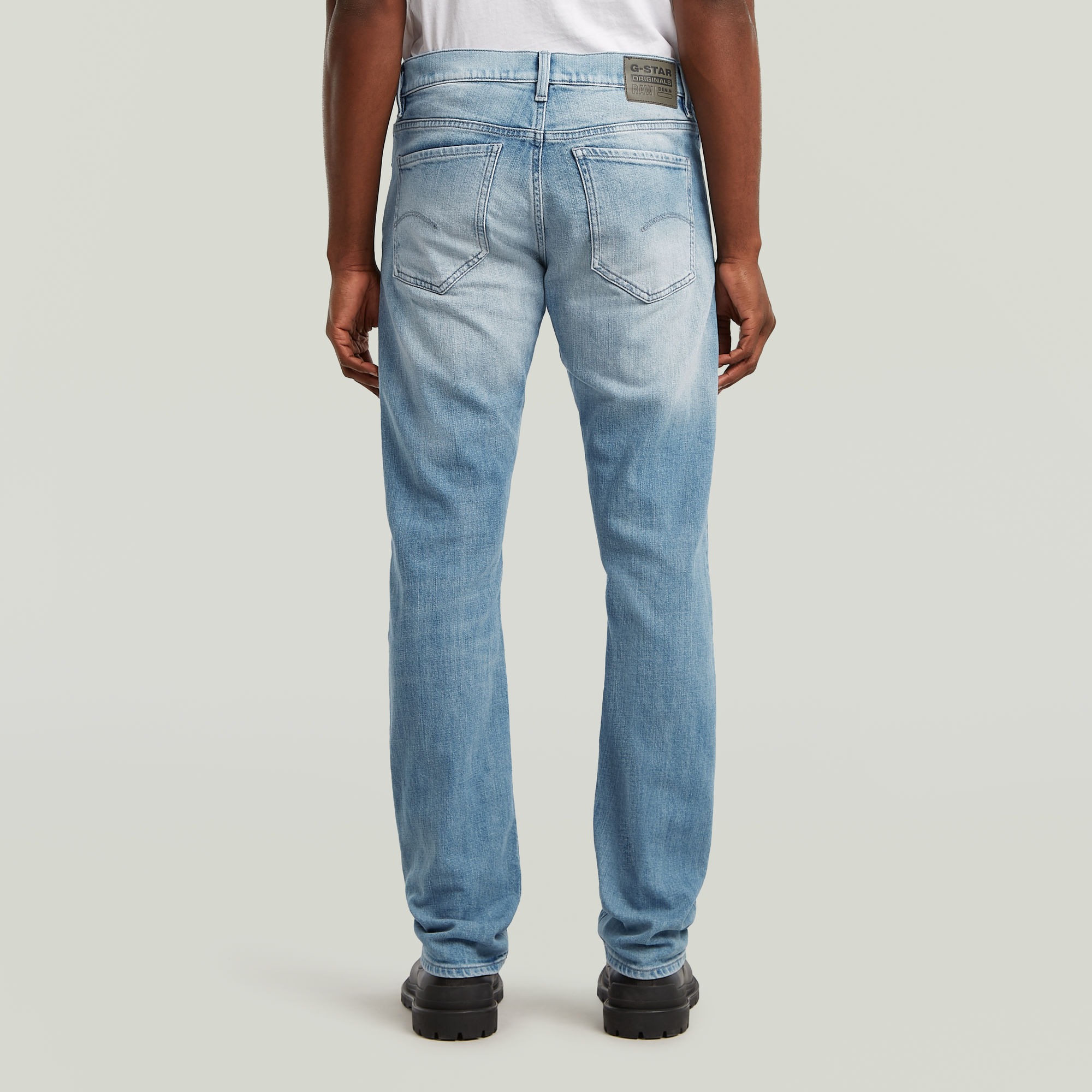 G-Star RAW Mosa Straight Jeans Midden blauw Heren