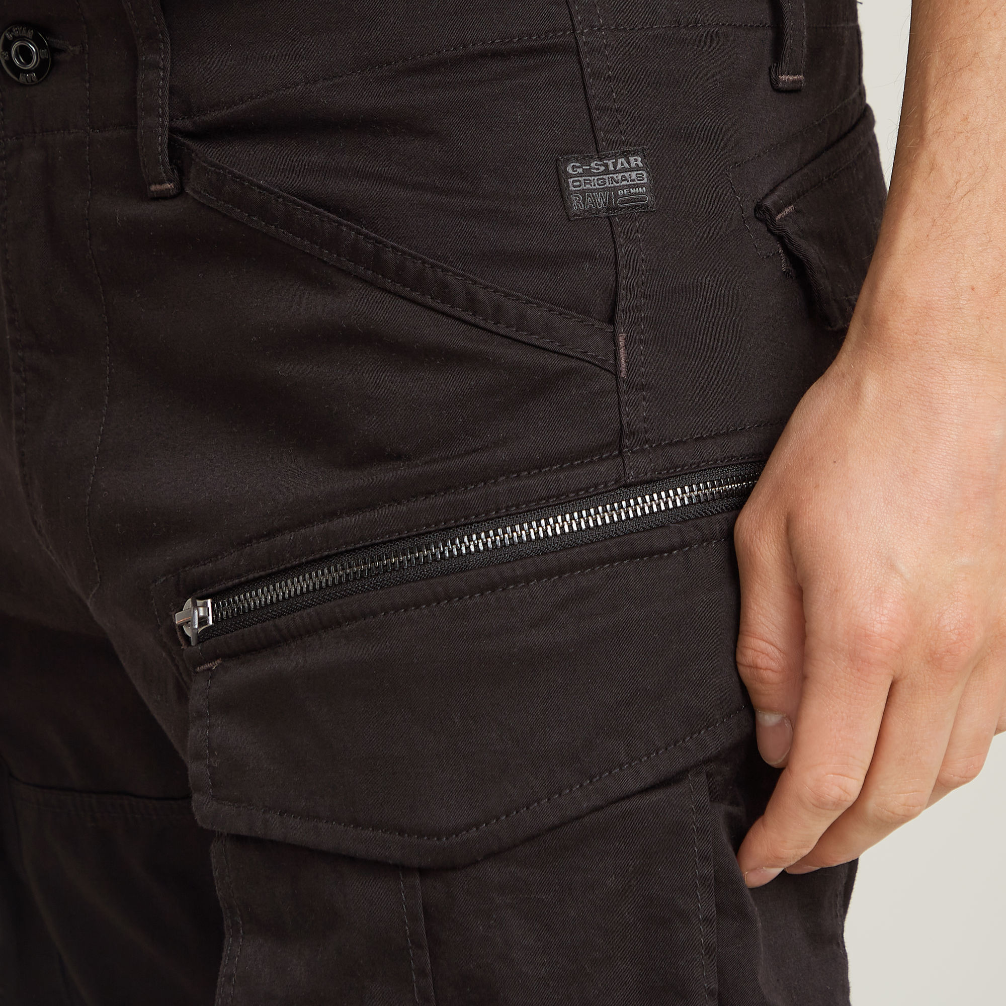 G-Star RAW Rovic Zip Regular Short Zwart Heren