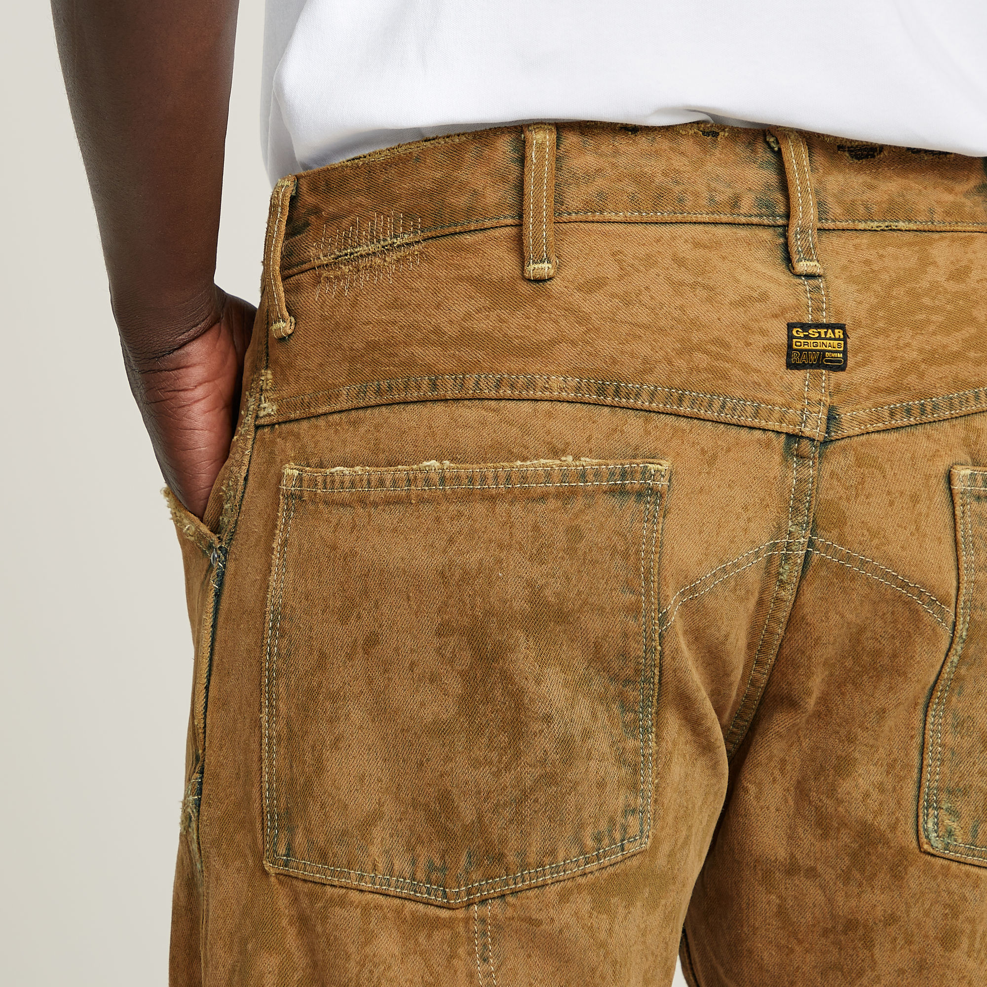 G-Star RAW G-STAR Elwood 3D Regular Jeans Beige Heren