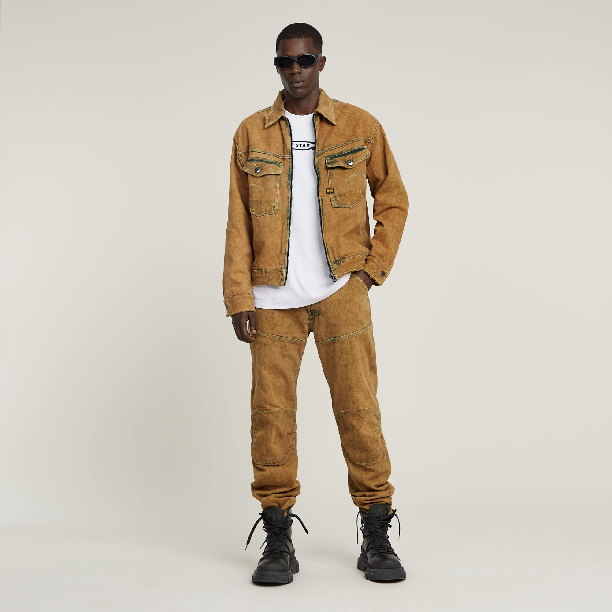 Thumbnail - G-STAR Elwood Regular Jeans - Beige - Herren