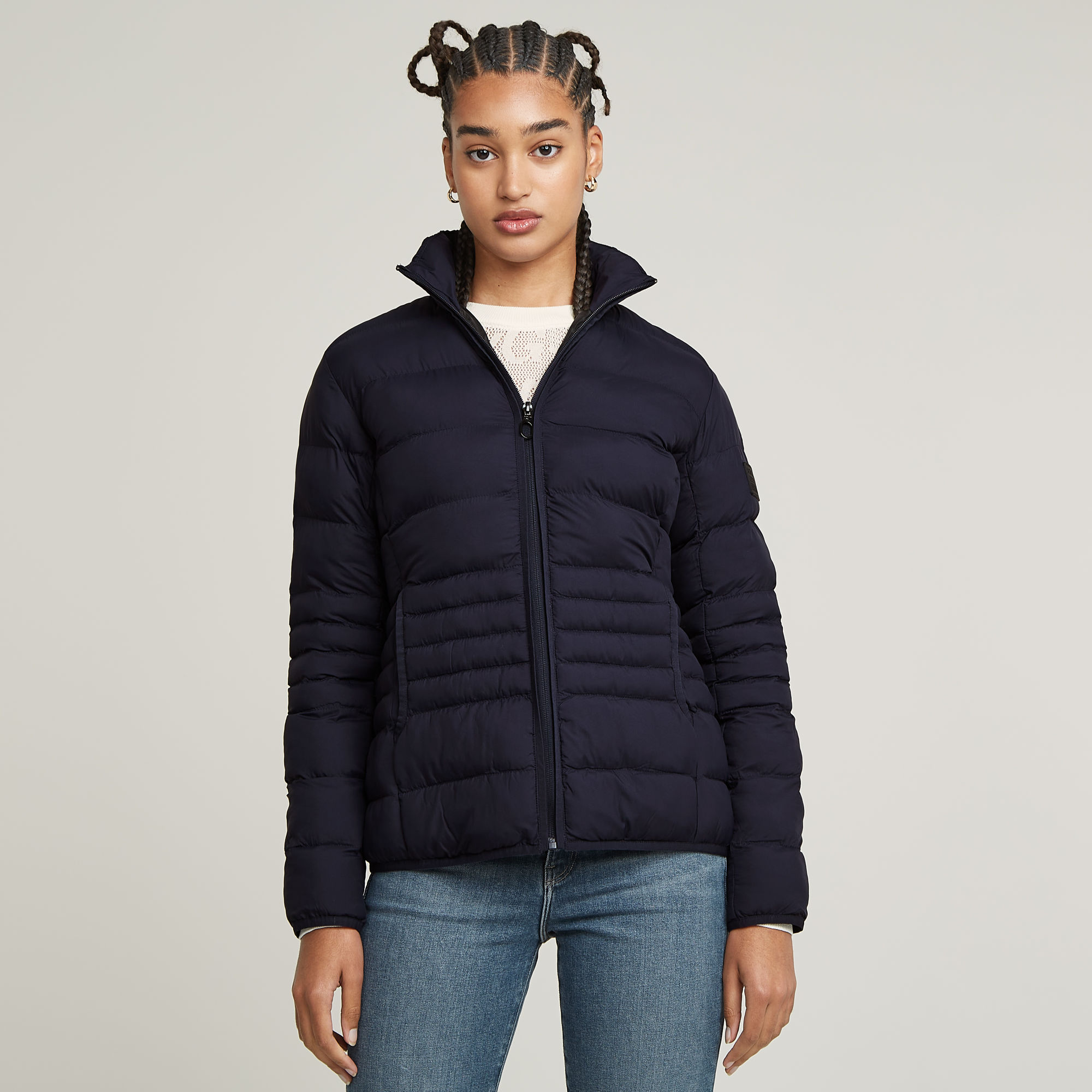 G-Star RAW Lichtgewicht Gewatteerd Jack - Donkerblauw - Dames