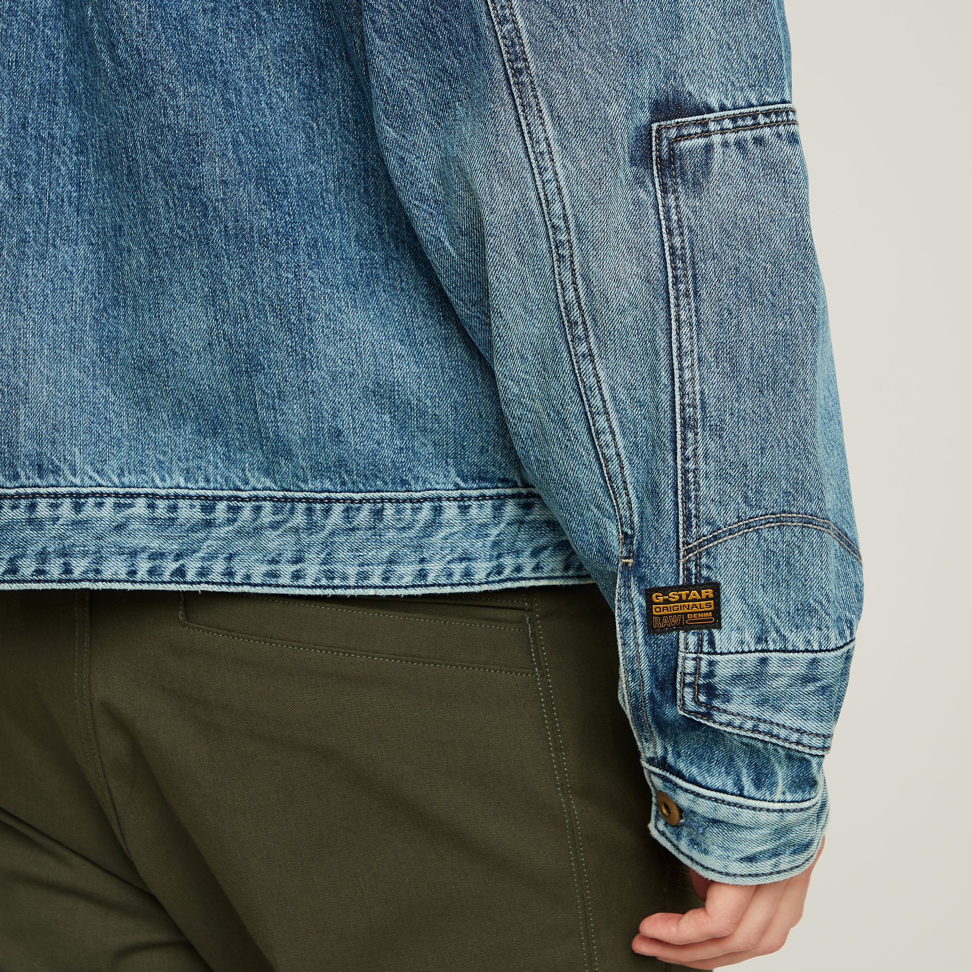 G-Star RAW Coach Long Pocket Jack Midden blauw Heren