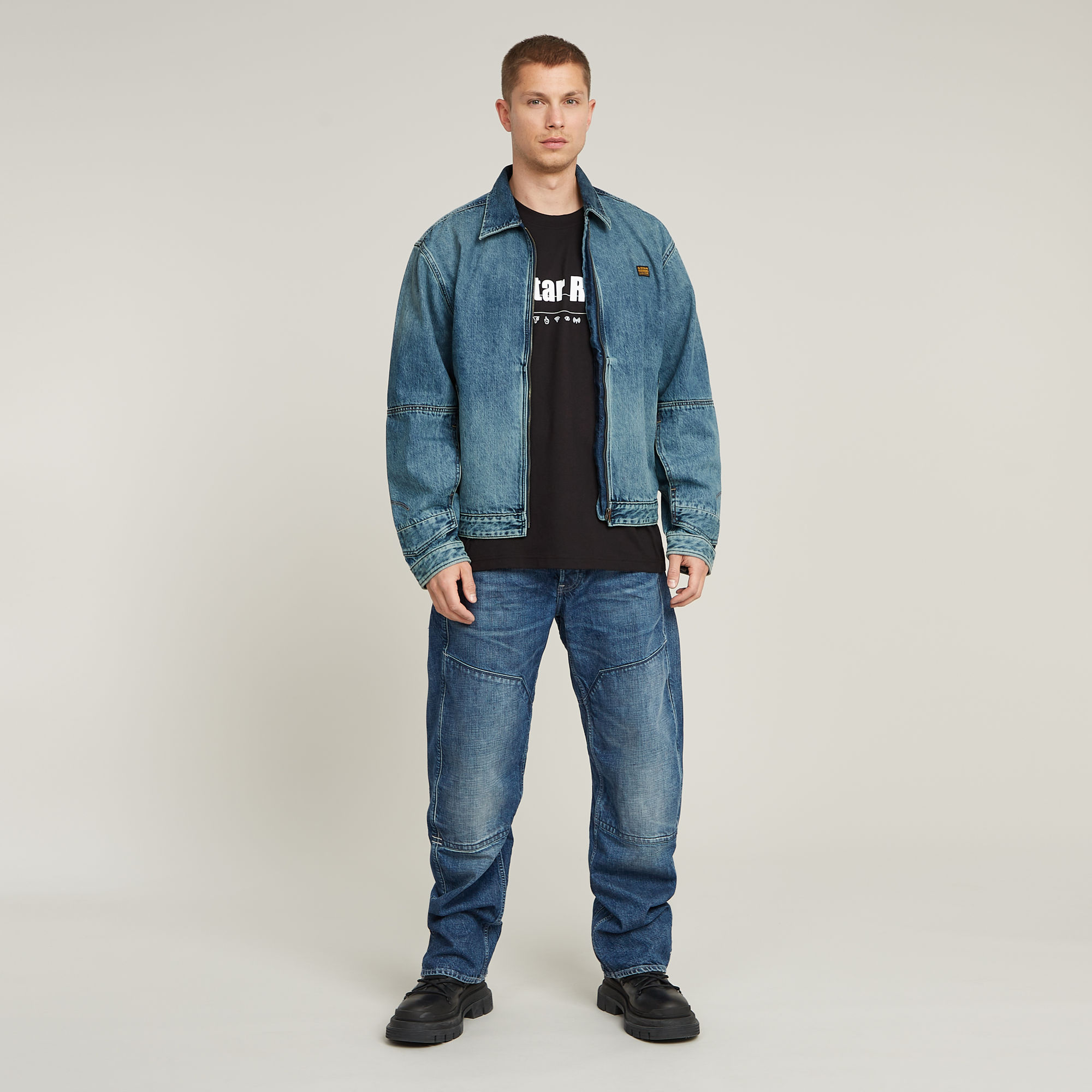 G-Star RAW Symbols Print Loose T-Shirt Zwart Heren